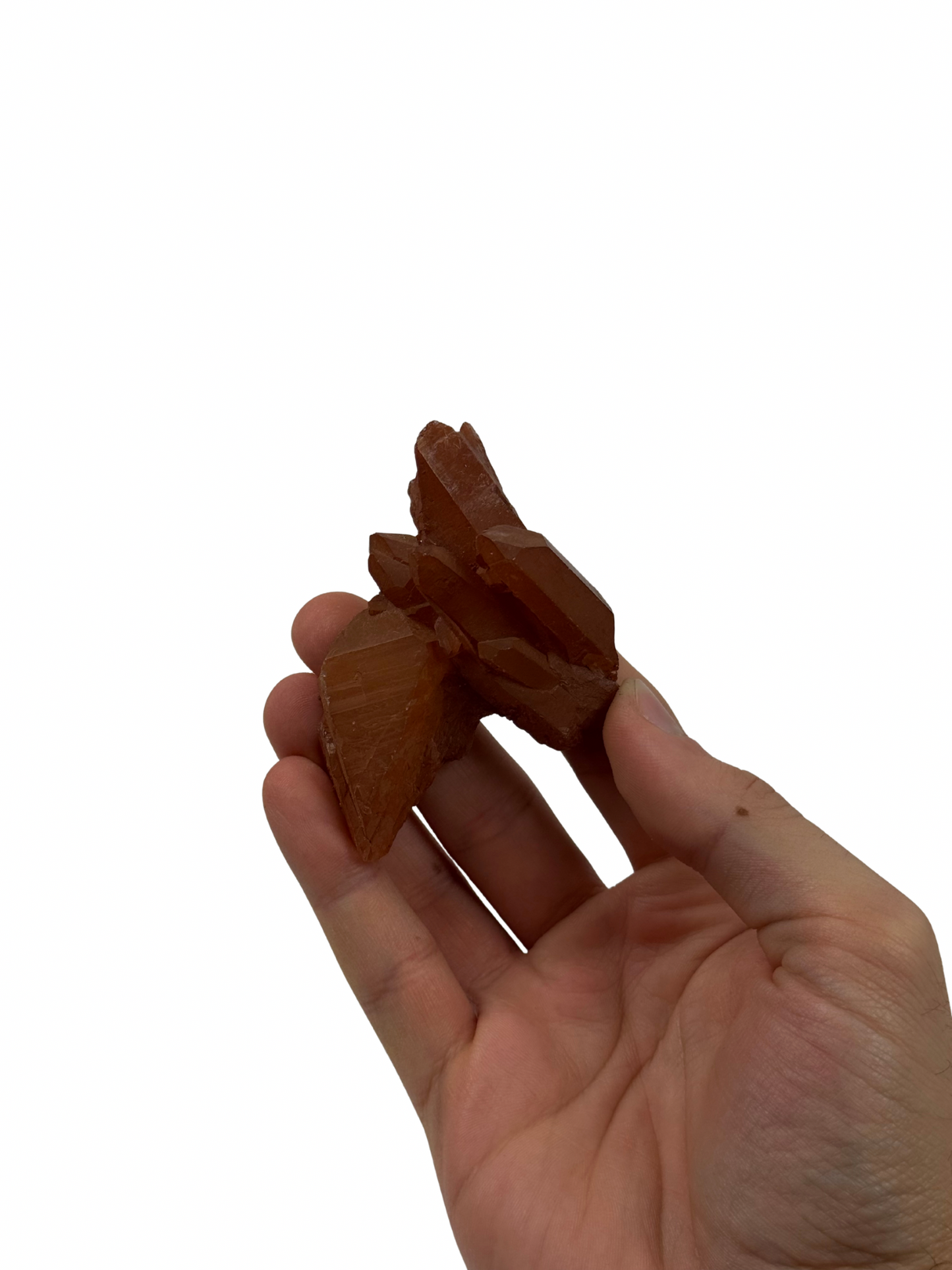 Tangerine Quartz Cluster - E