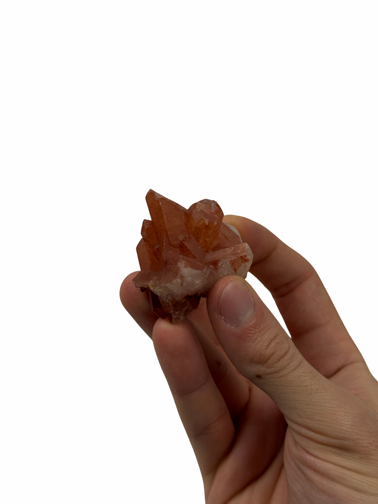 Tangerine Quartz Cluster - I