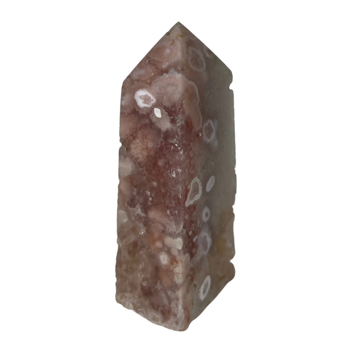 Pink Amethyst Flower Agate Tower