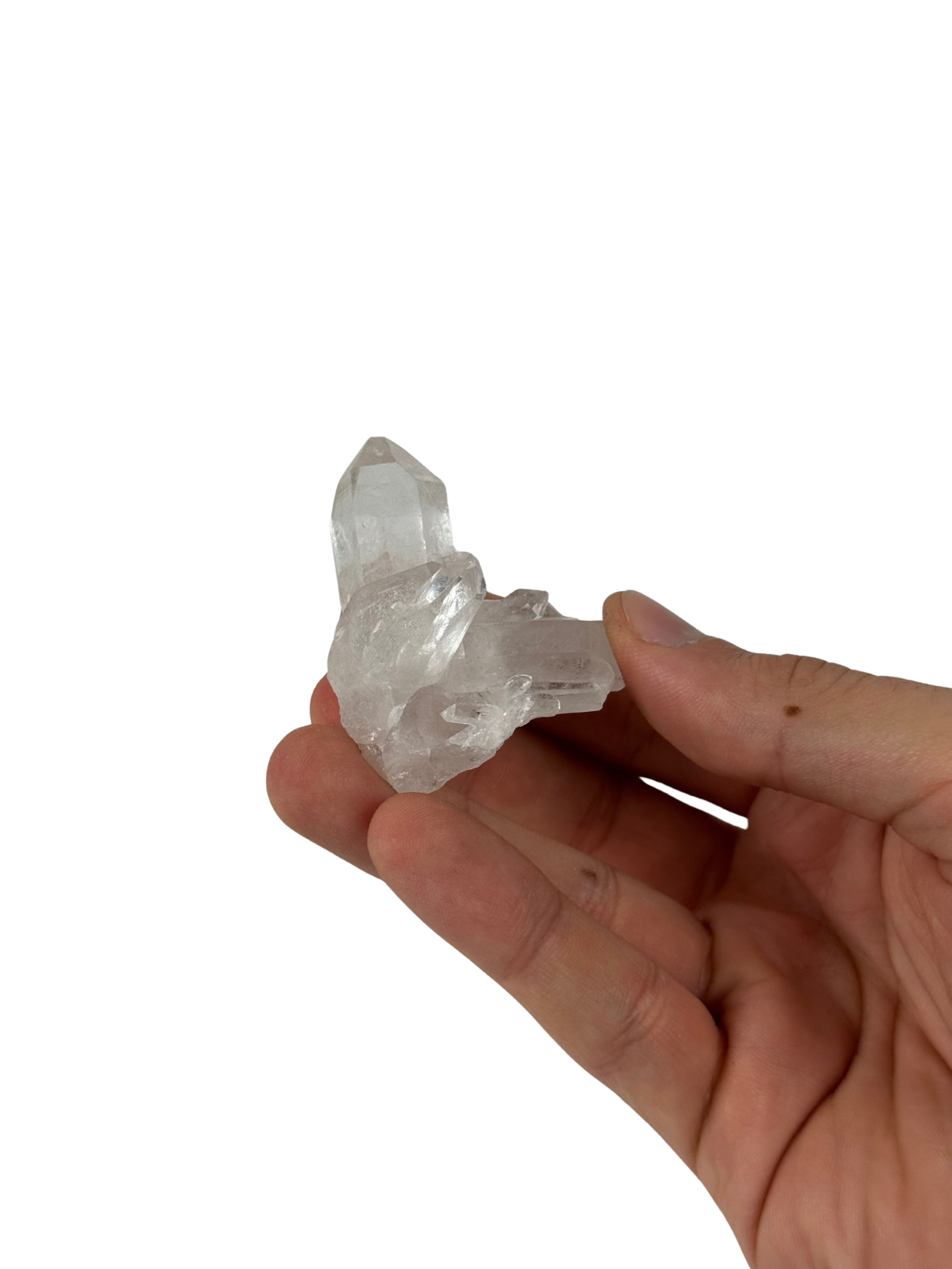 Clear quartz cluster - natural, Brazil, view 6 - The Crystal Showroom