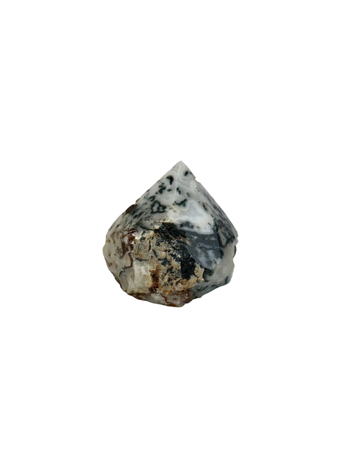 Moss Agate Top Polish - A