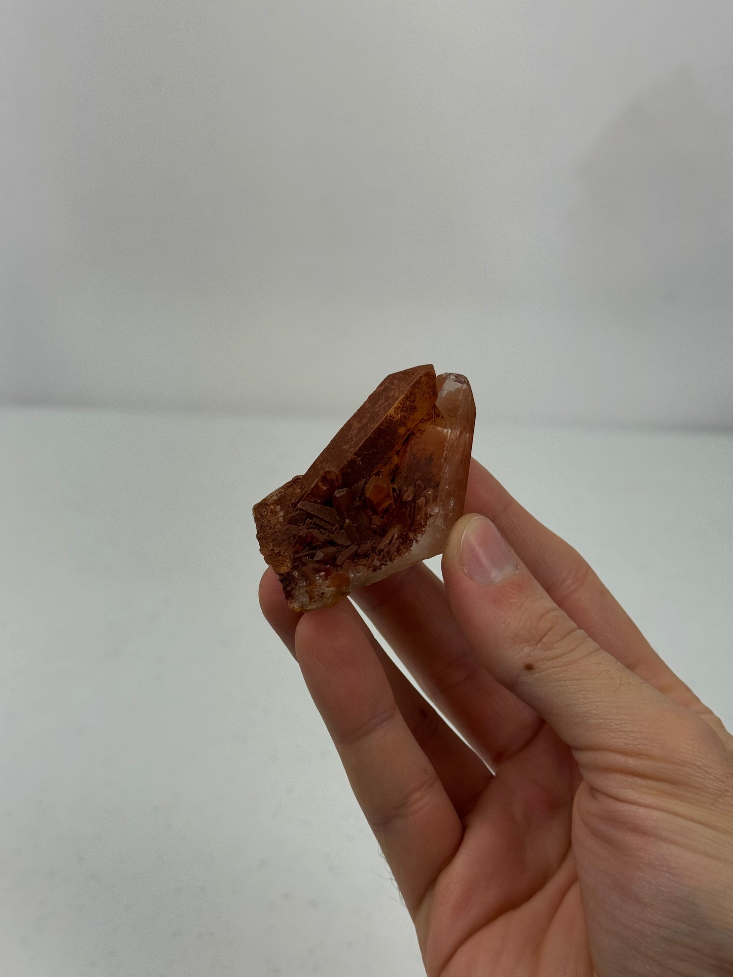 Tangerine Quartz Cluster - D