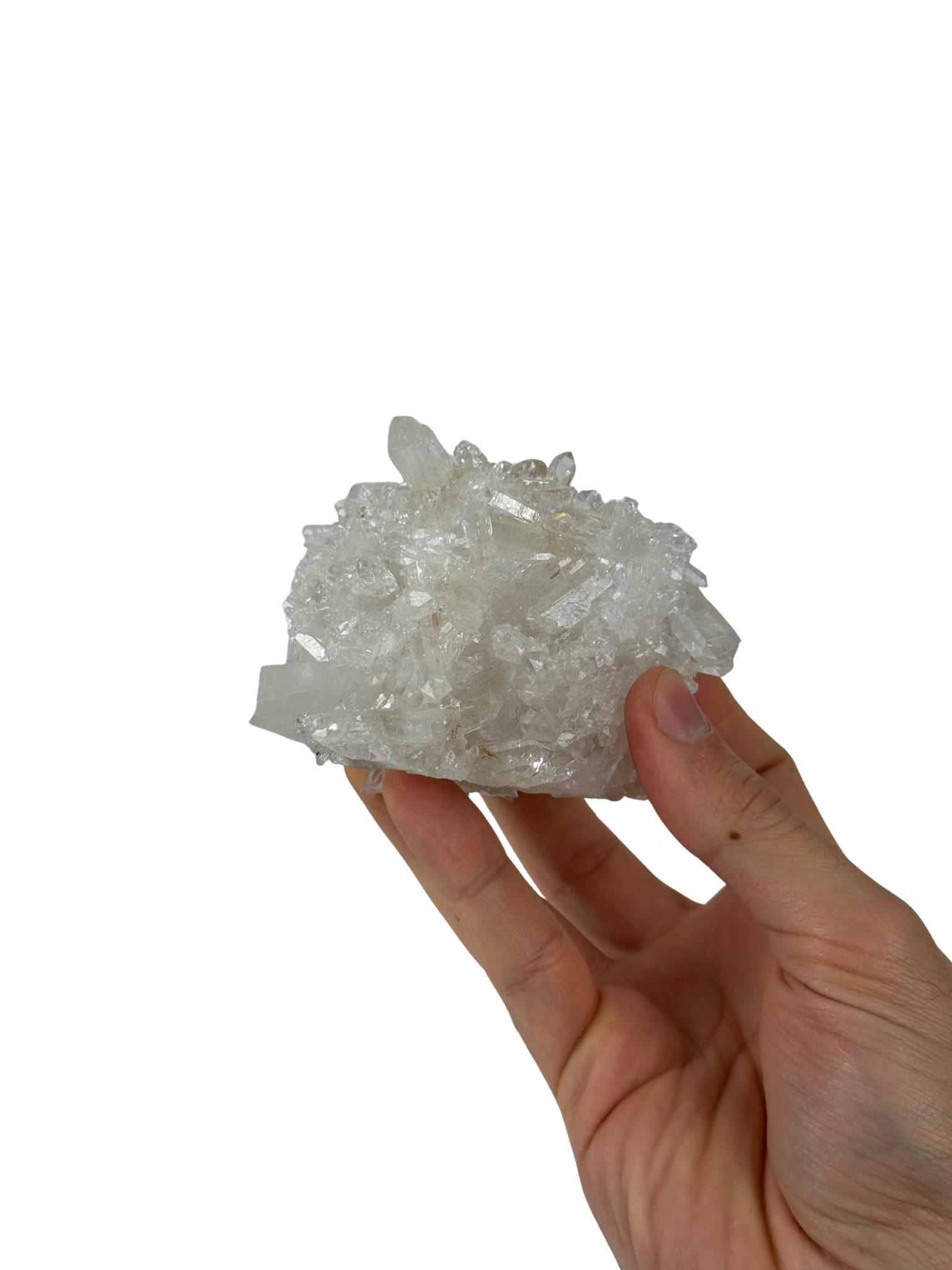 Clear quartz cluster - natural, Brazil, view 7 - The Crystal Showroom