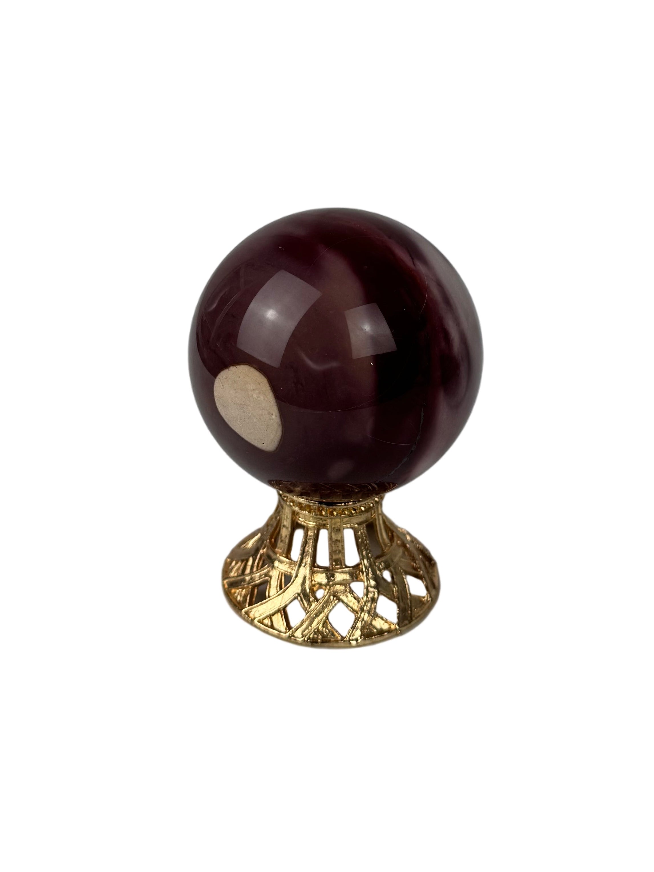 Mookaite sphere - natural, Australia, view 5 - The Crystal Showroom