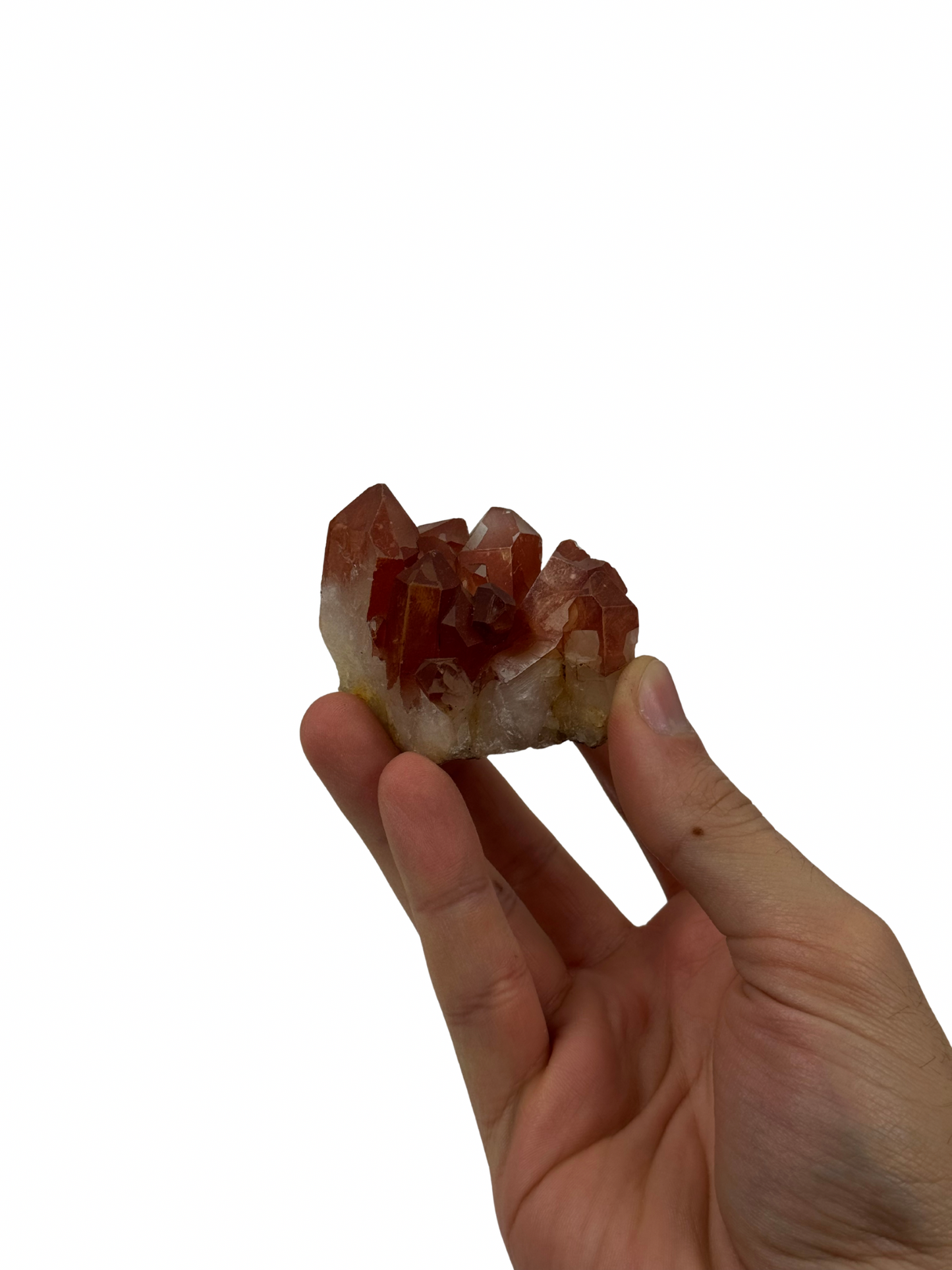 Tangerine Quartz Cluster - H