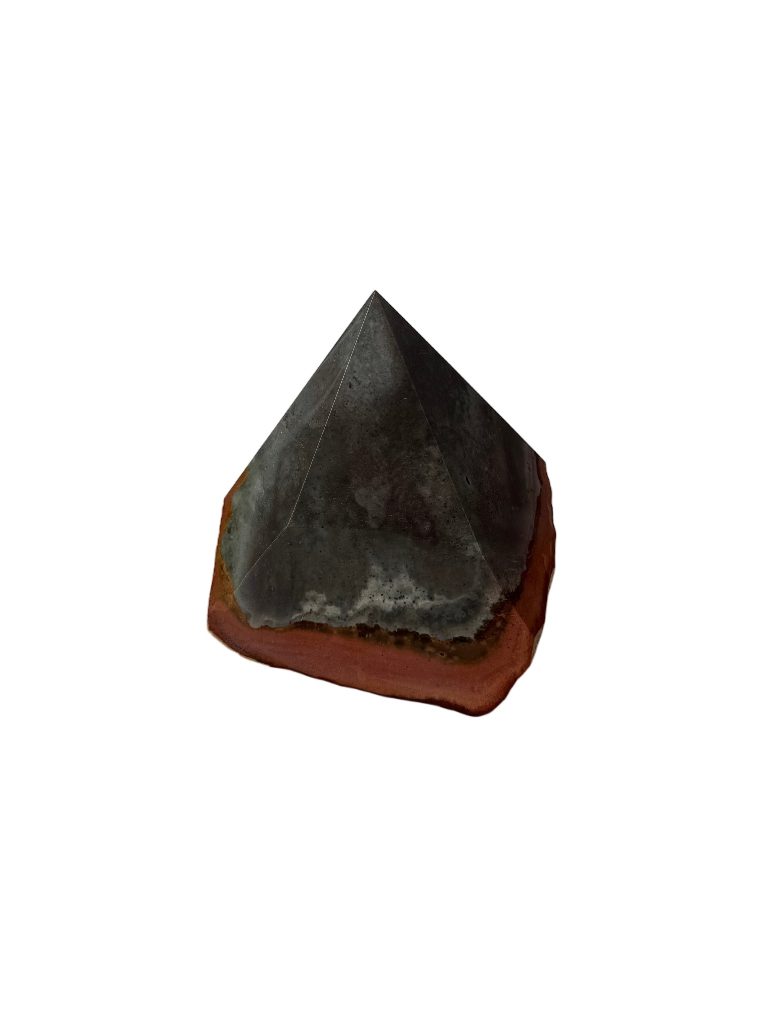 Polychrome jasper top polish - natural, Madagascar - The Crystal Showroom