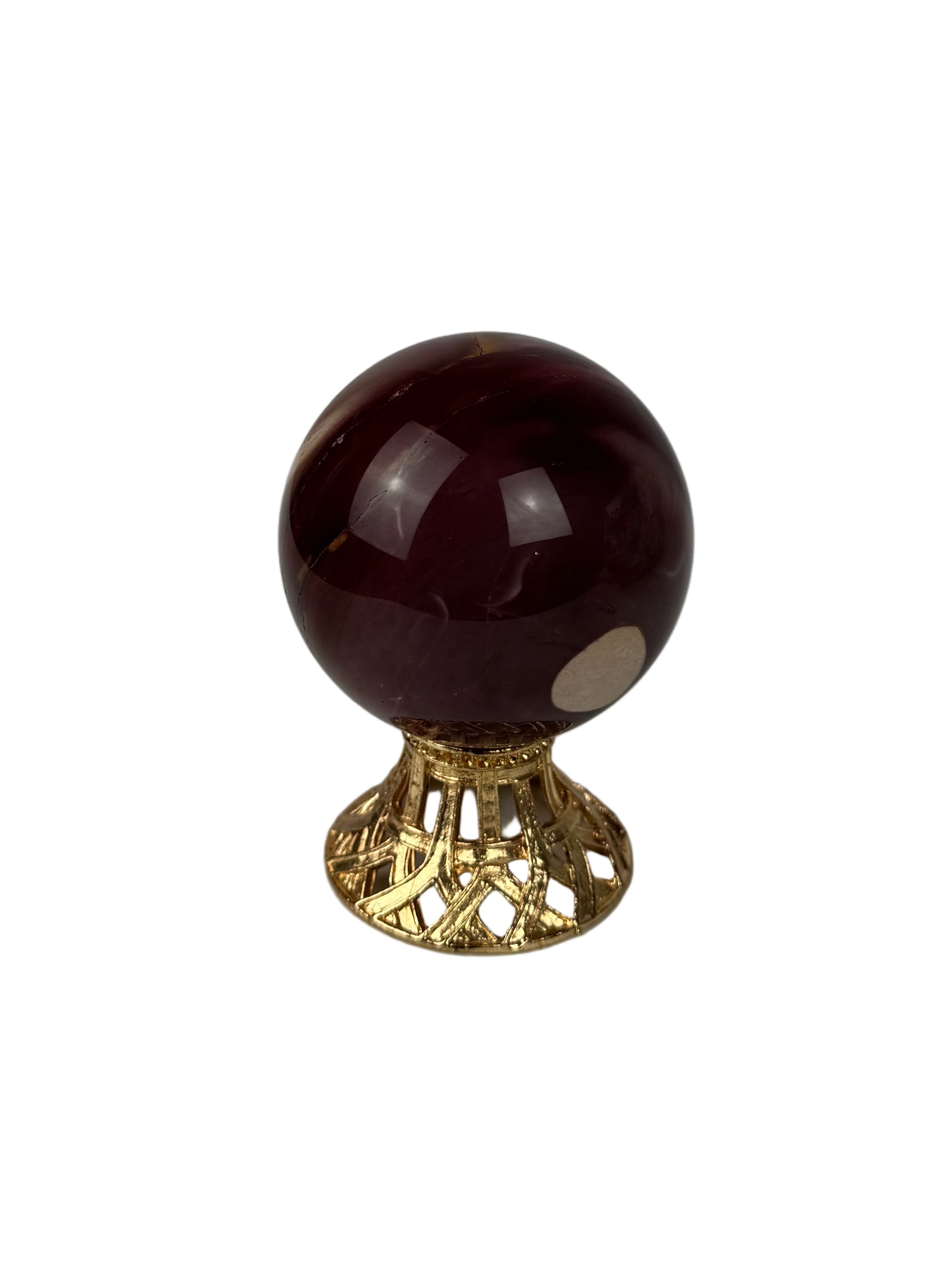 Mookaite sphere - natural, Australia, view 4 - The Crystal Showroom