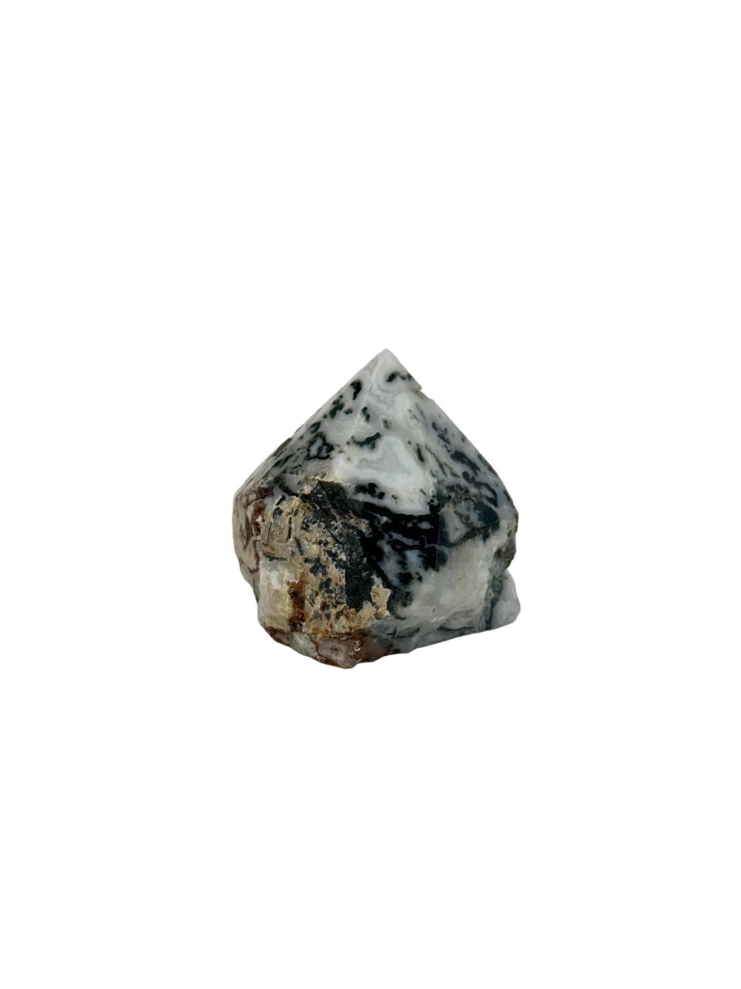 Moss Agate Top Polish - A