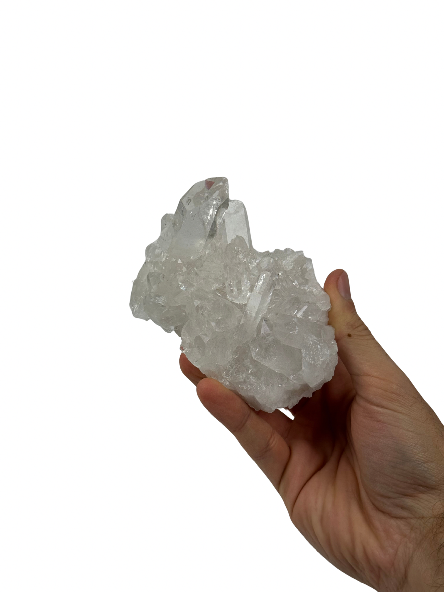Clear quartz cluster - natural, Brazil, view 5 - The Crystal Showroom