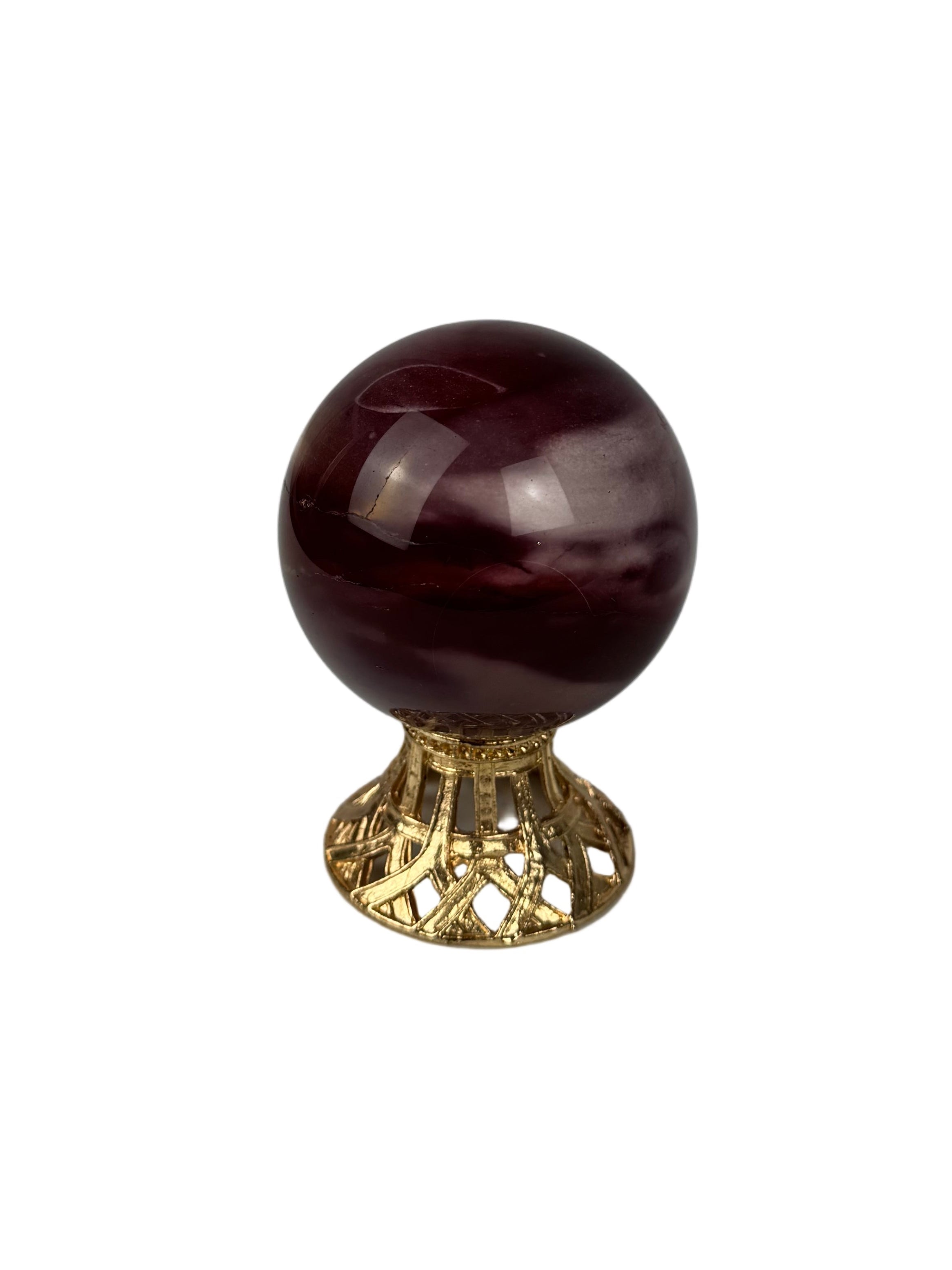 Mookaite sphere - natural, Australia, view 8 - The Crystal Showroom