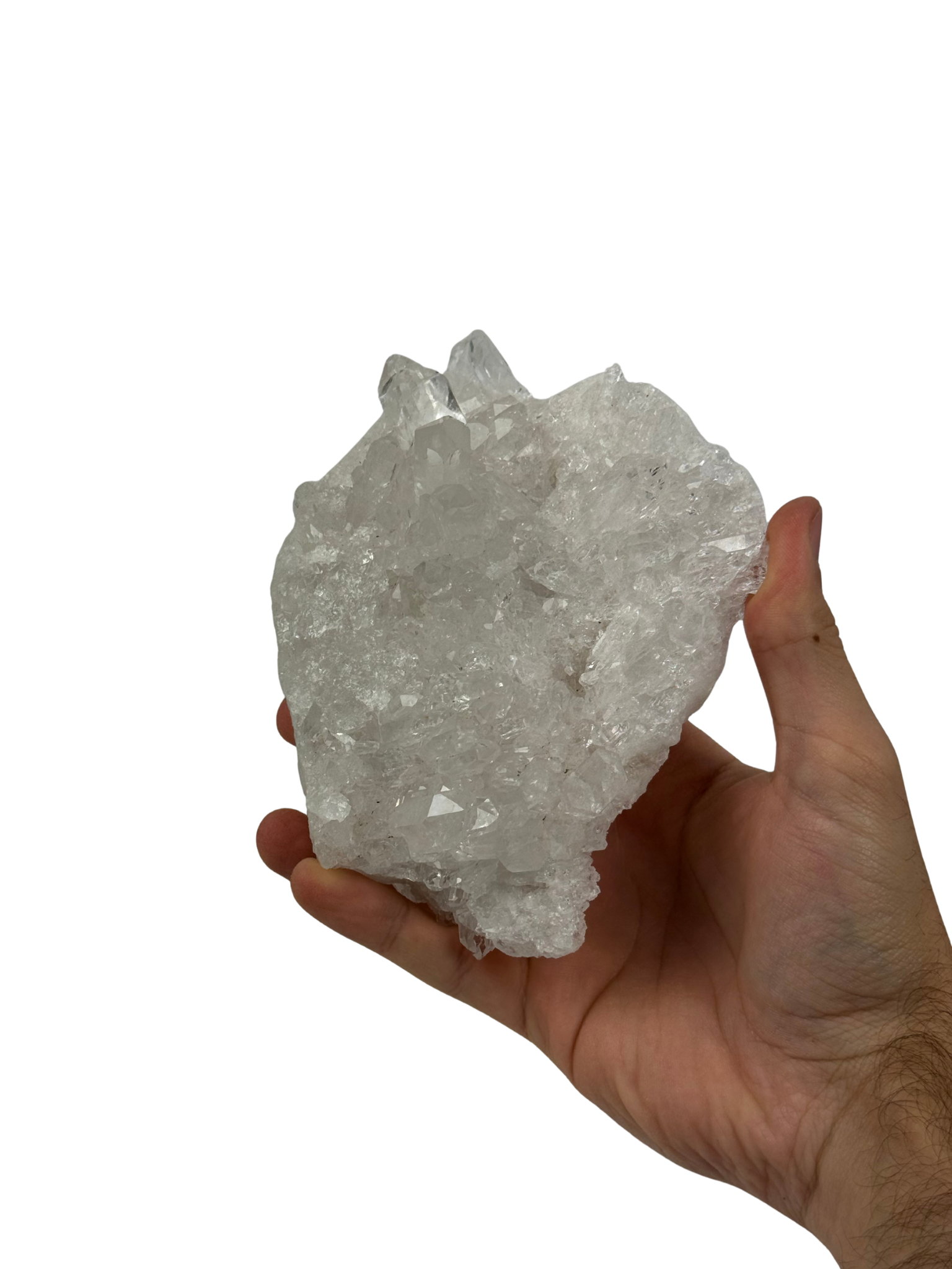 Clear quartz cluster - natural, Brazil, view 5 - The Crystal Showroom