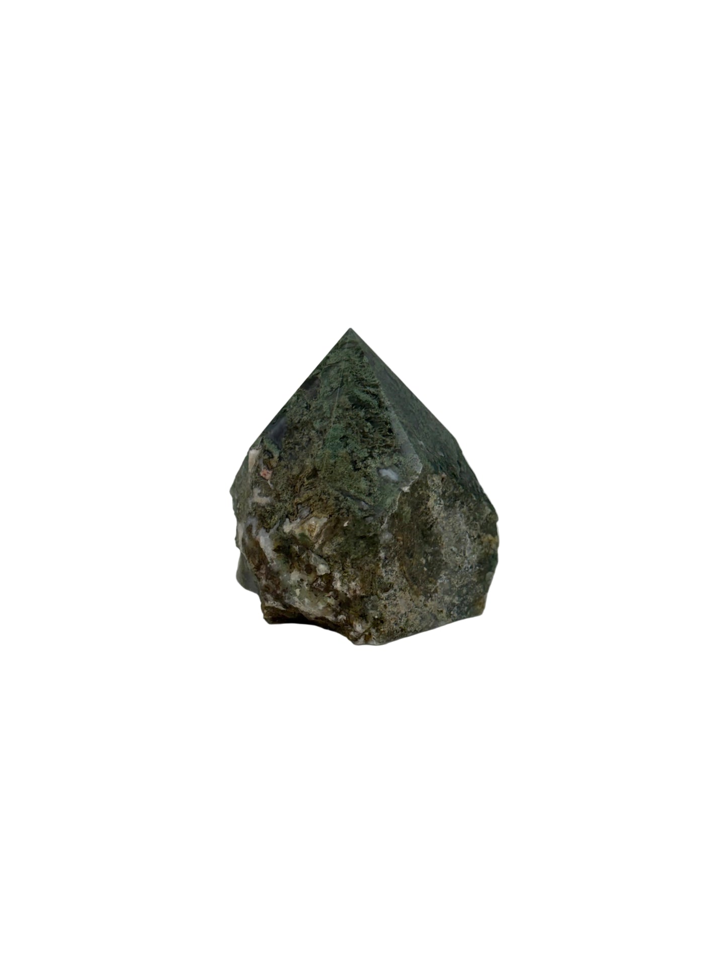 Moss Agate Top Polish - C