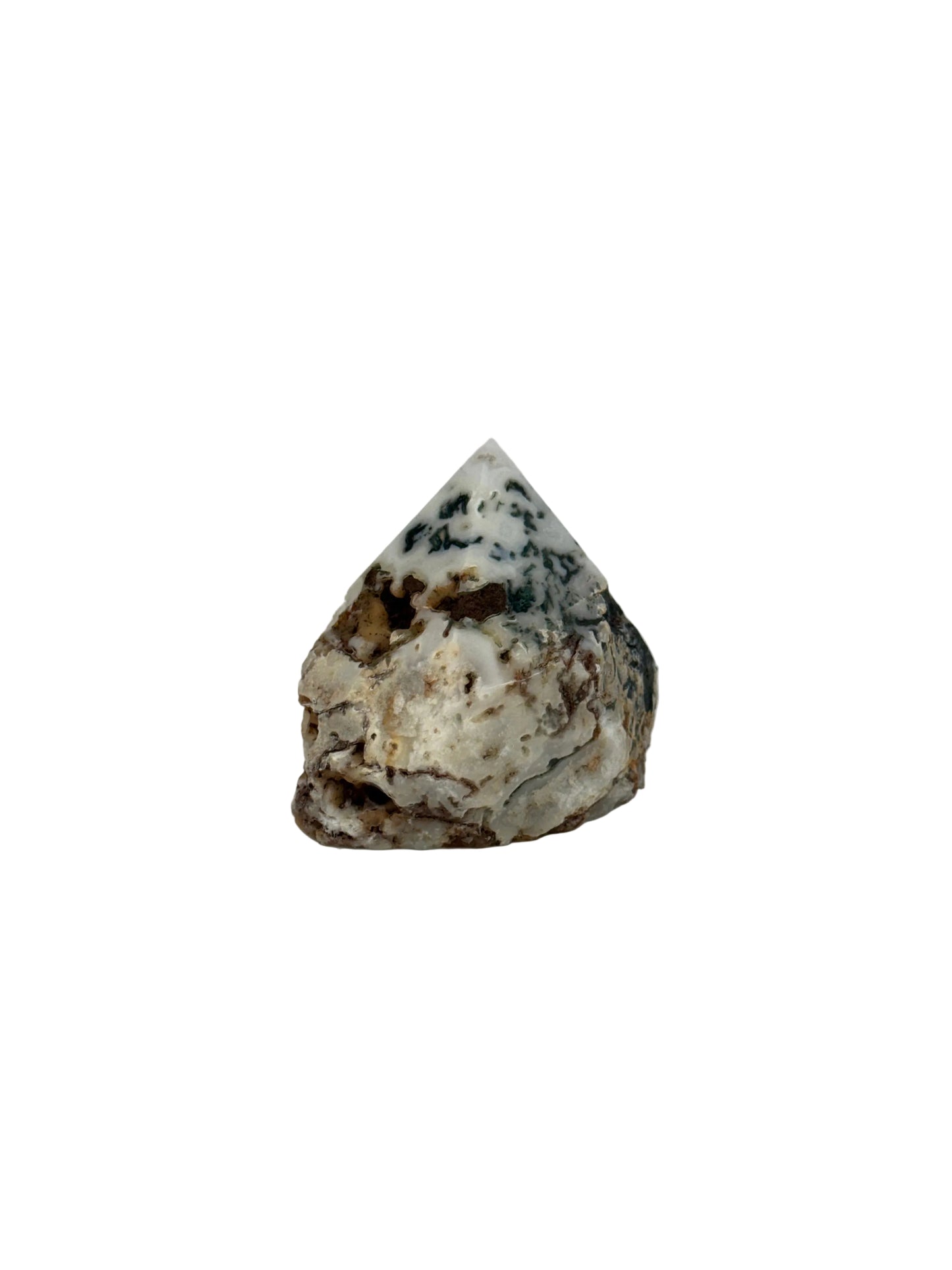 Moss Agate Top Polish - A