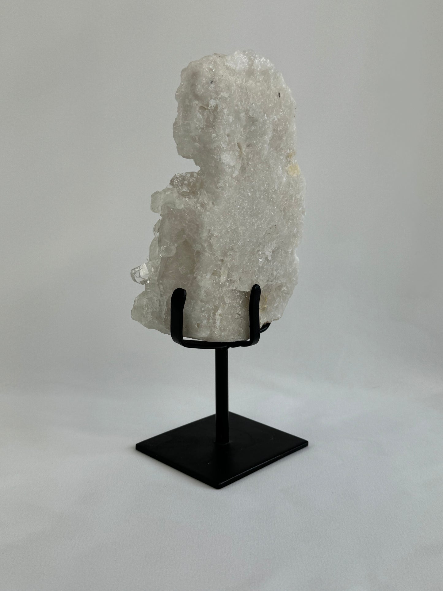 Clear Quartz Cluster on Stand