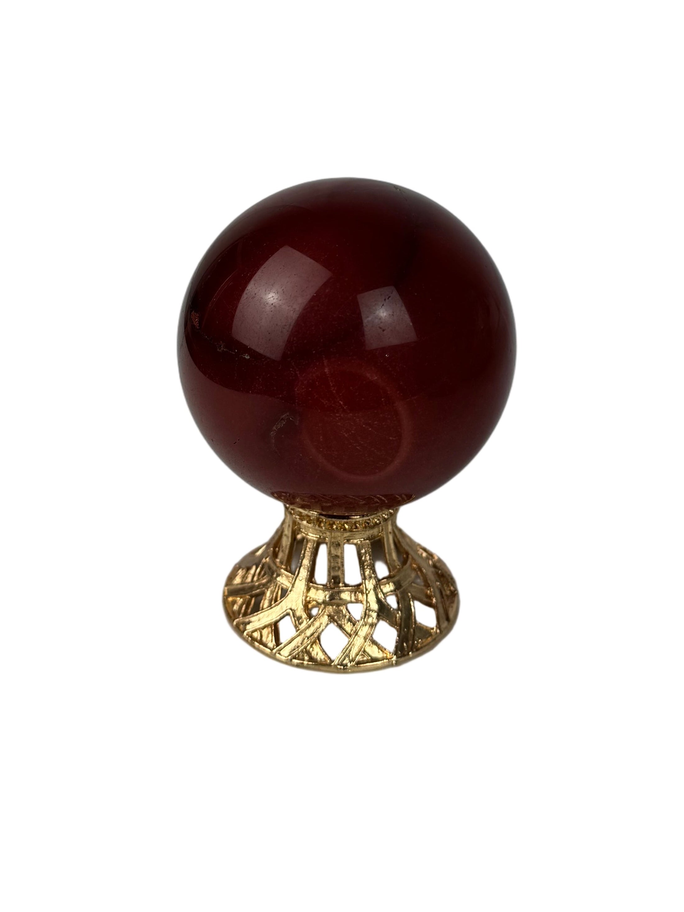 Mookaite sphere - natural, Australia, view 3 - The Crystal Showroom