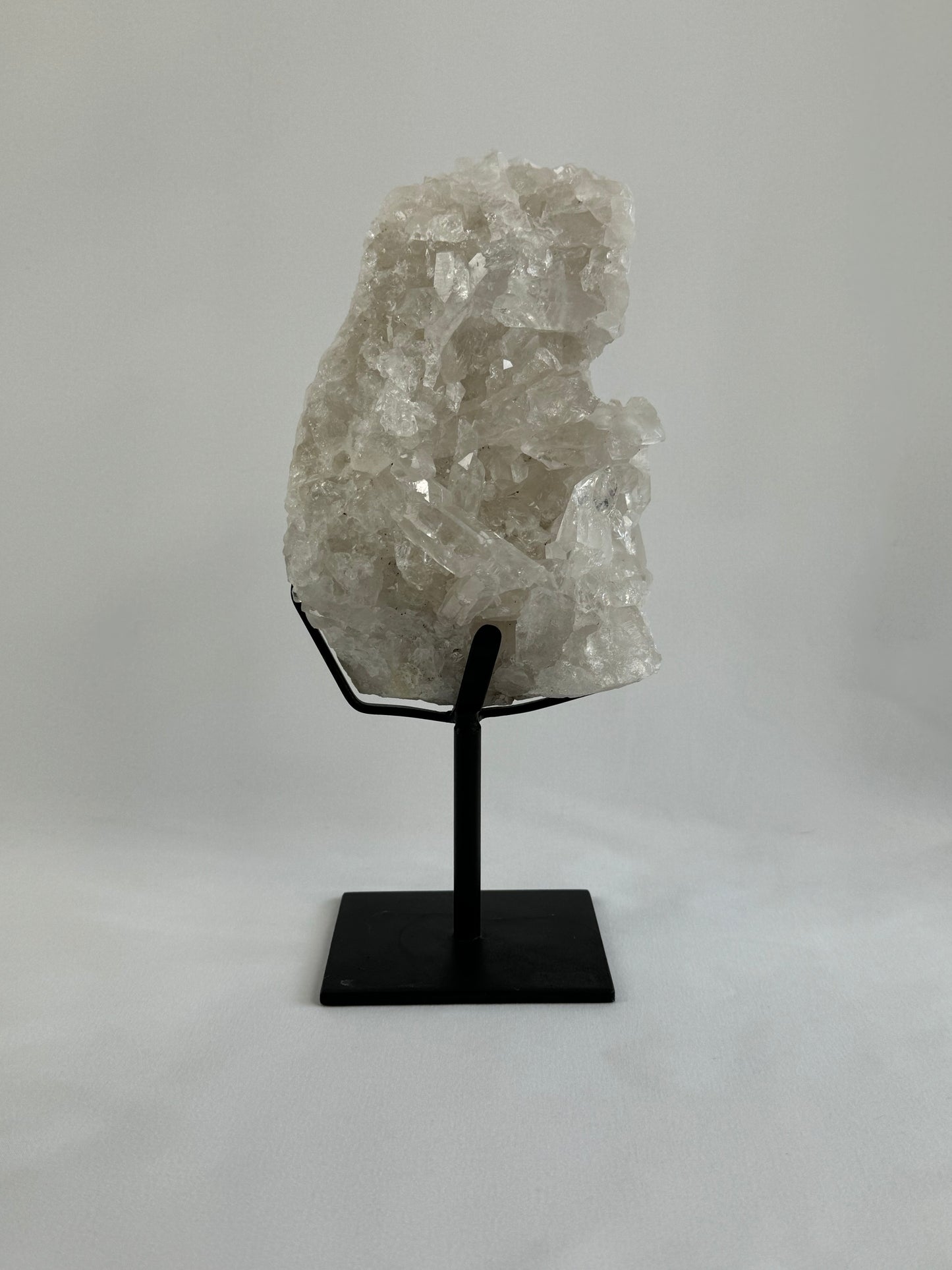 Clear Quartz Cluster on Stand