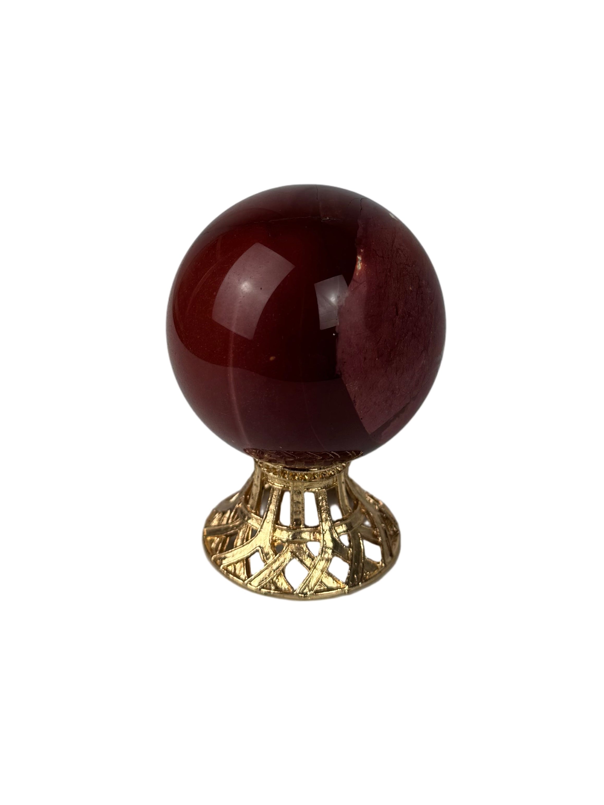 Mookaite sphere - natural, Australia, view 4 - The Crystal Showroom