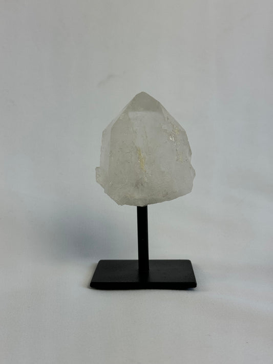 Clear Quartz Point on Stand