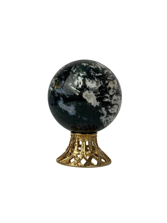 Moss Agate Sphere - A