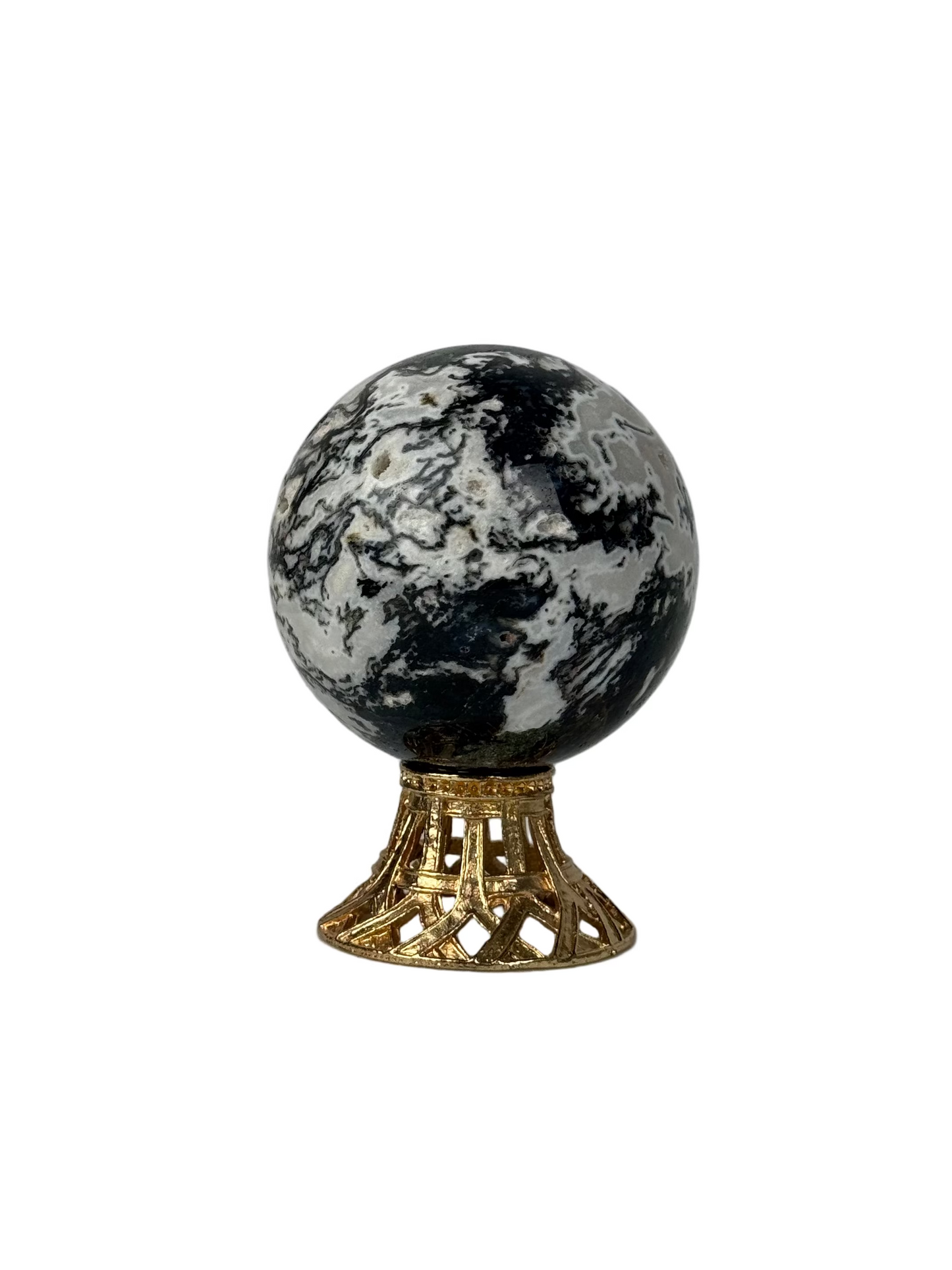 Moss Agate Sphere - A