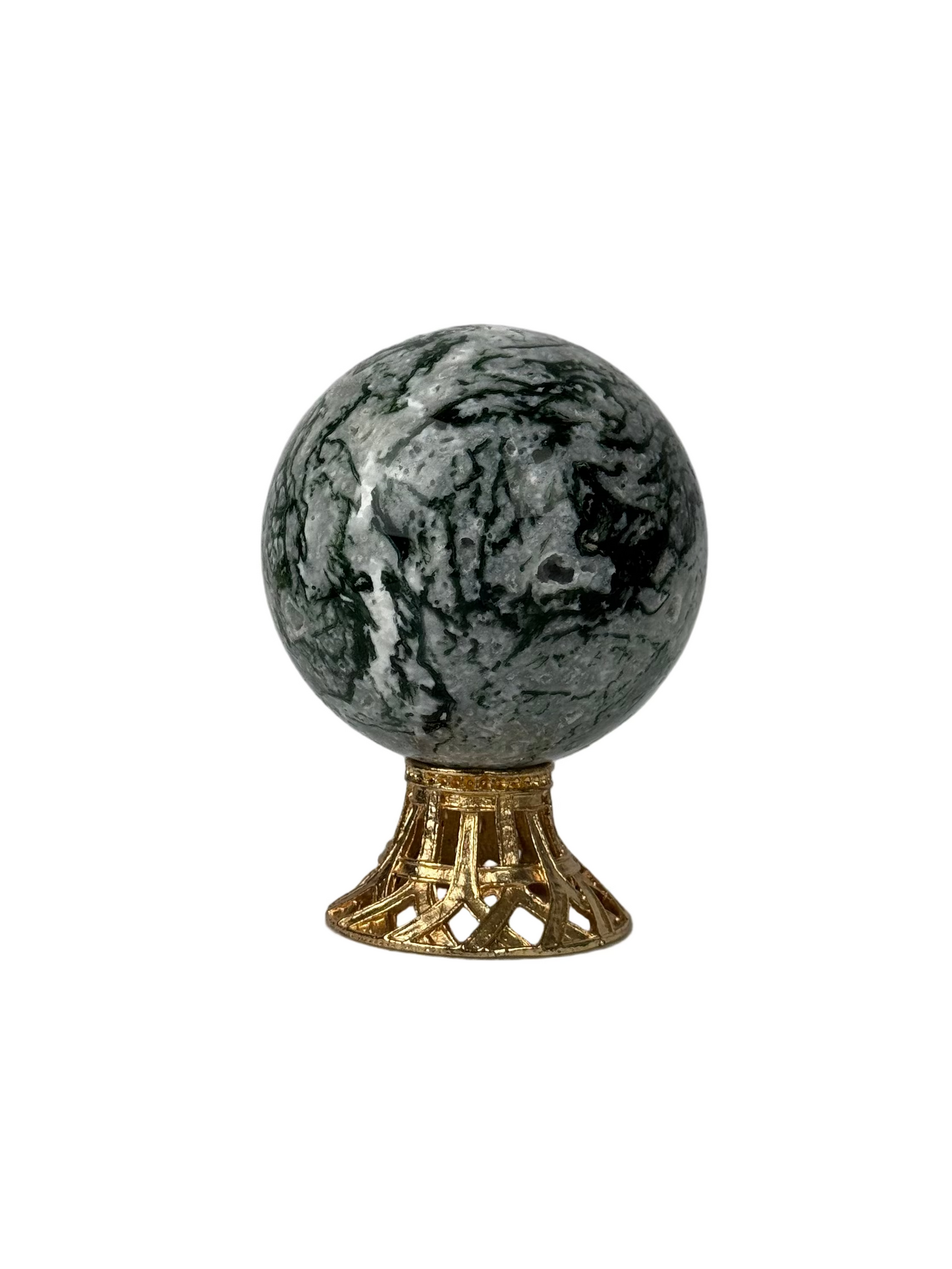 Moss Agate Sphere - E