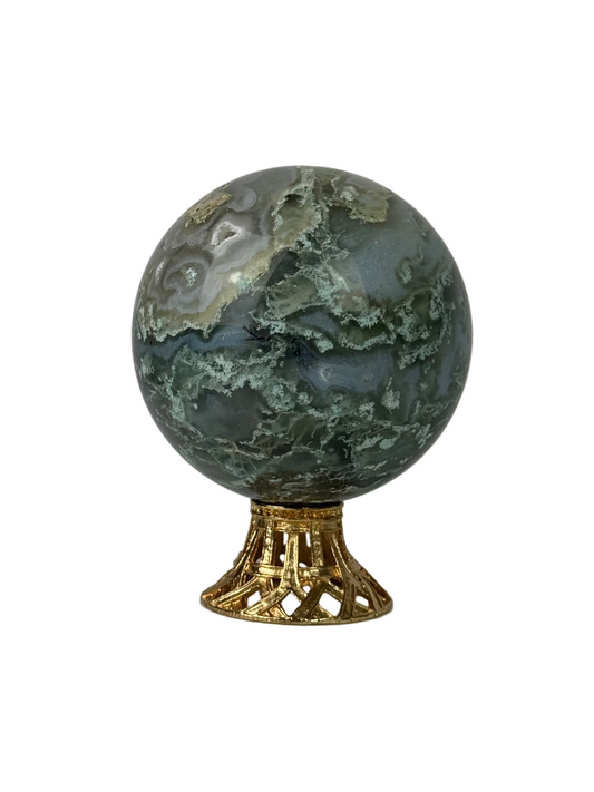 Moss Agate Sphere - G