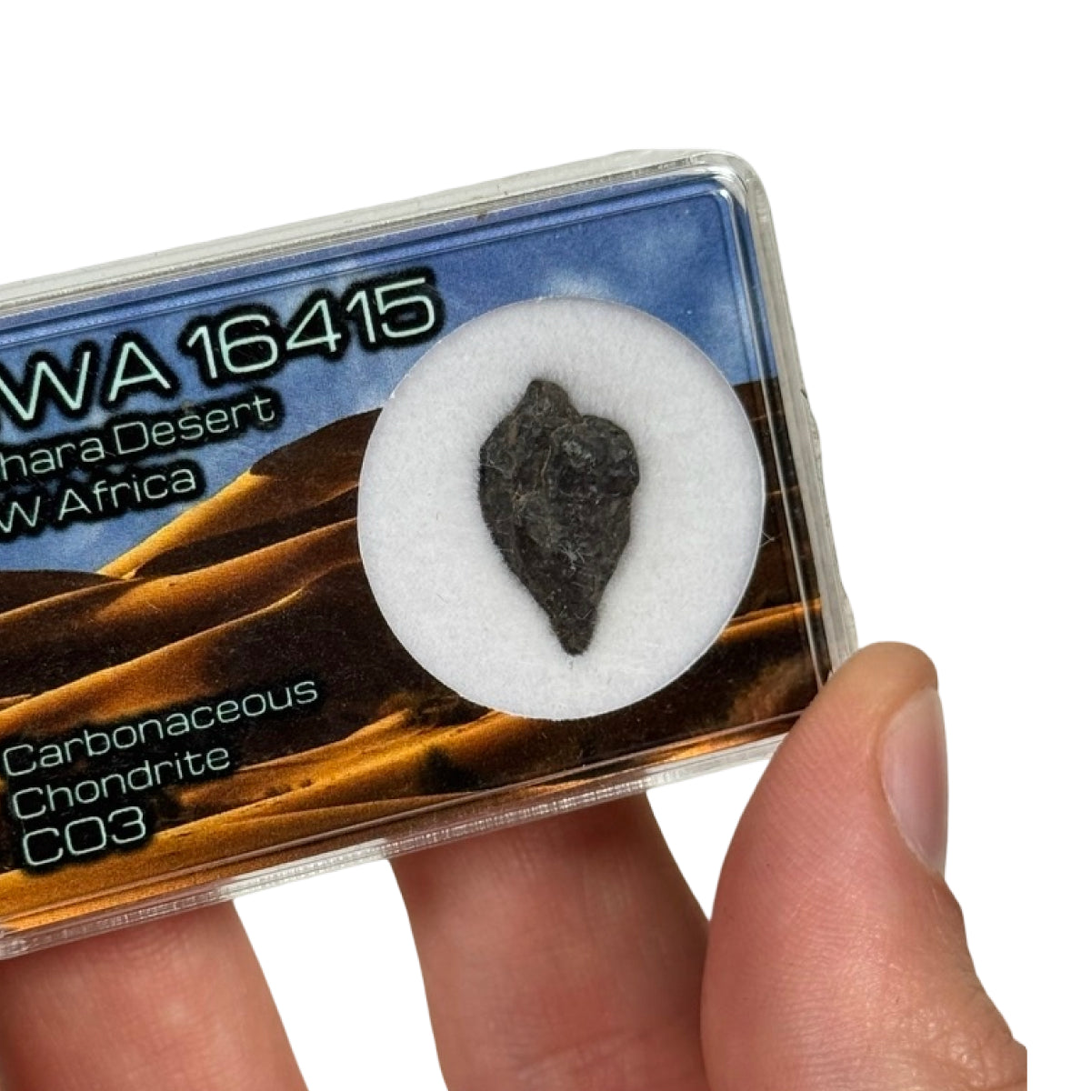 Carbonaceous chondrite fragment (A) — NWA 16415, Northwest Africa