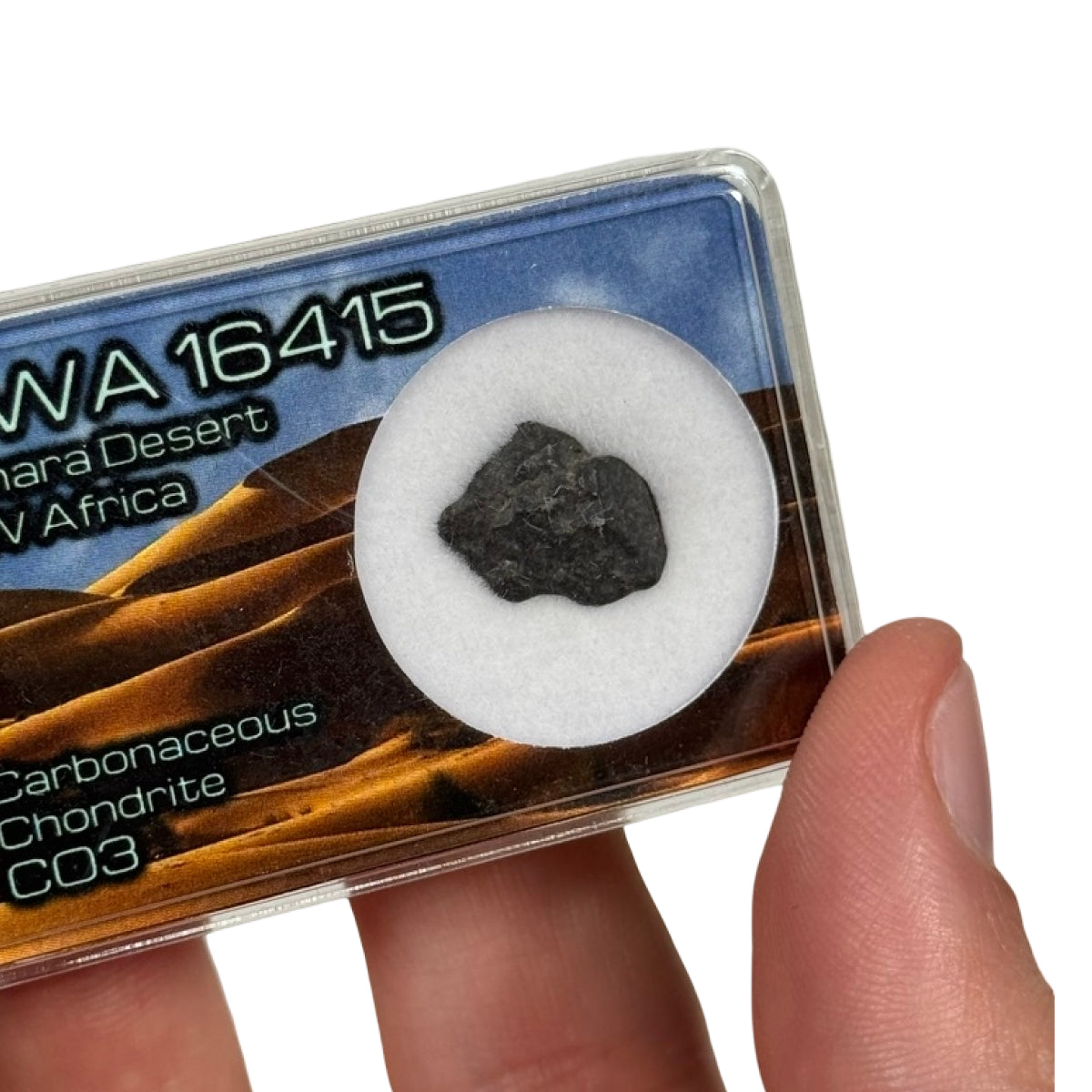 Carbonaceous chondrite fragment (B) — NWA 16415, Northwest Africa