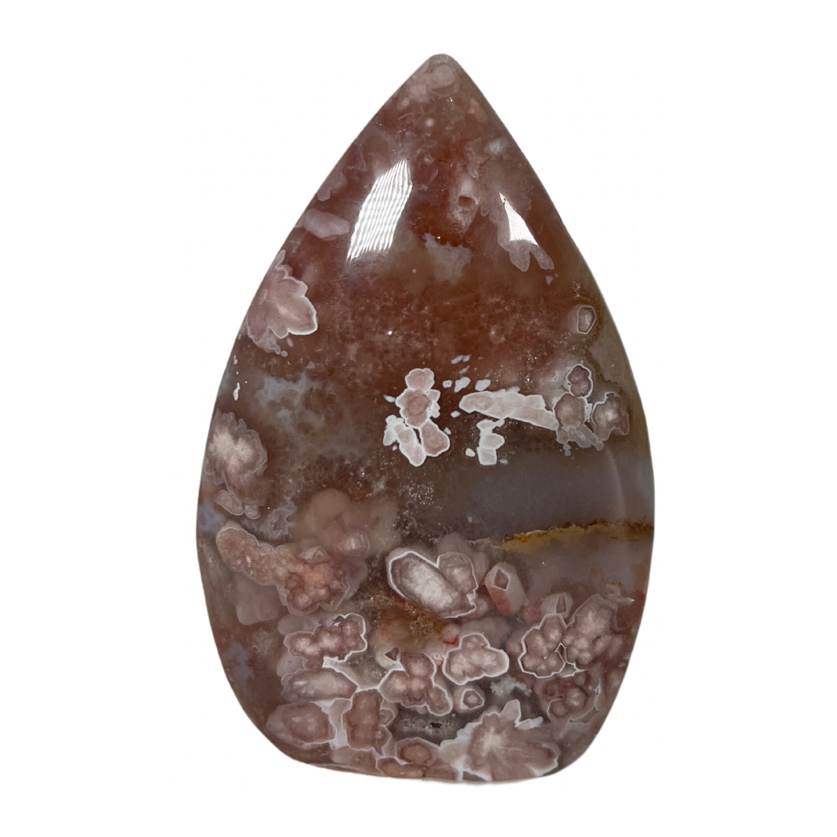 Pink Amethyst Flower Agate Freeform