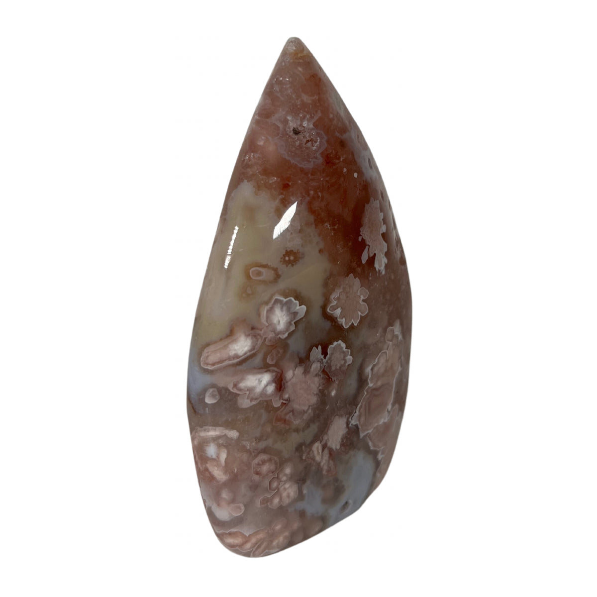 Pink Amethyst Flower Agate Freeform