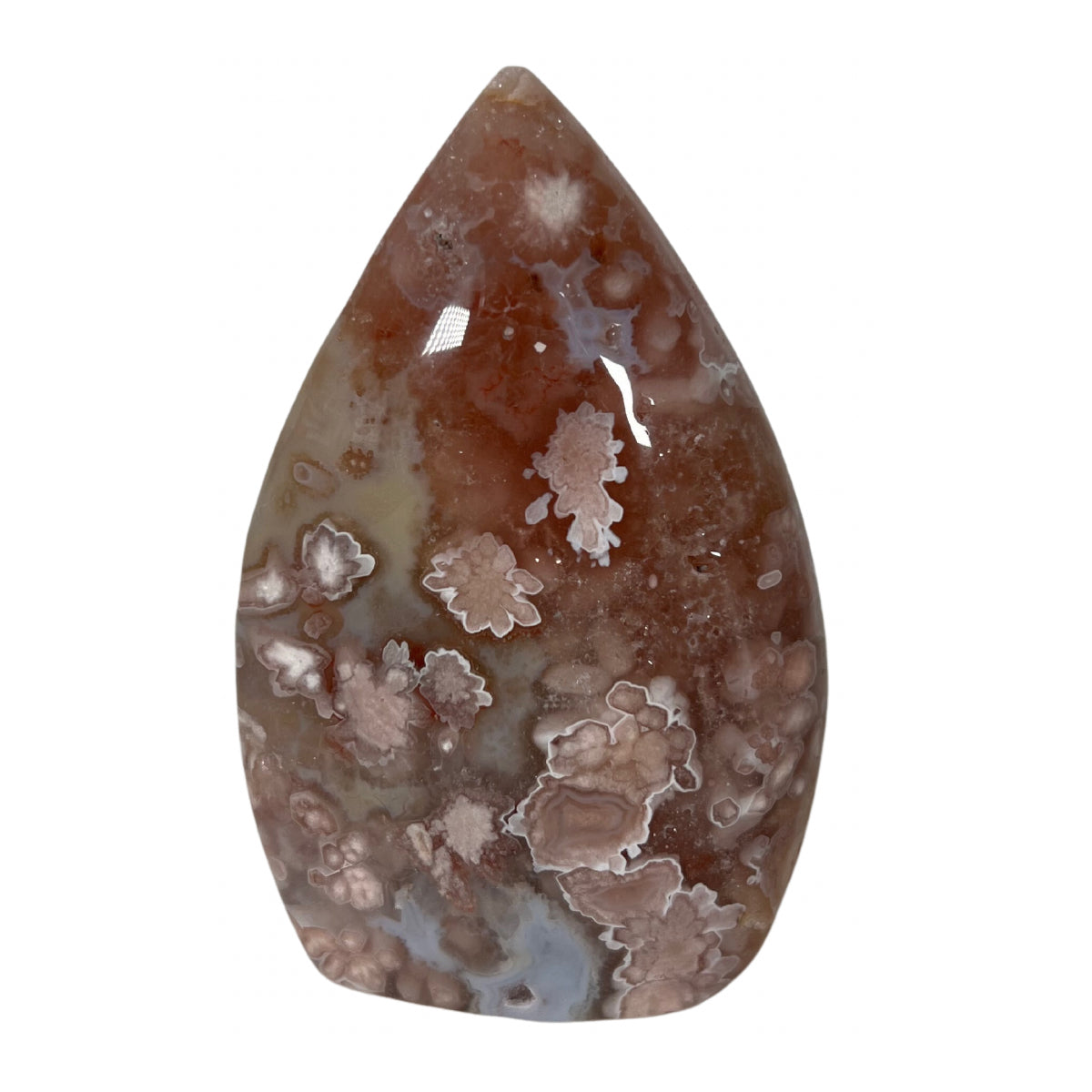 Pink Amethyst Flower Agate Freeform
