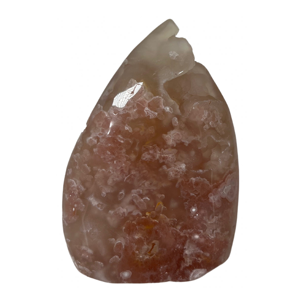 Pink Amethyst Flower Agate Freeform