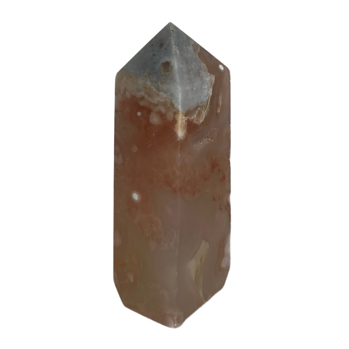Pink Amethyst Flower Agate Tower