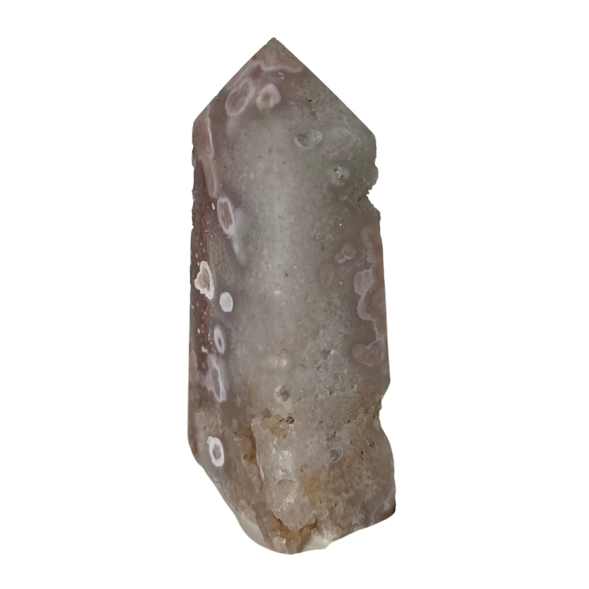 Pink Amethyst Flower Agate Tower
