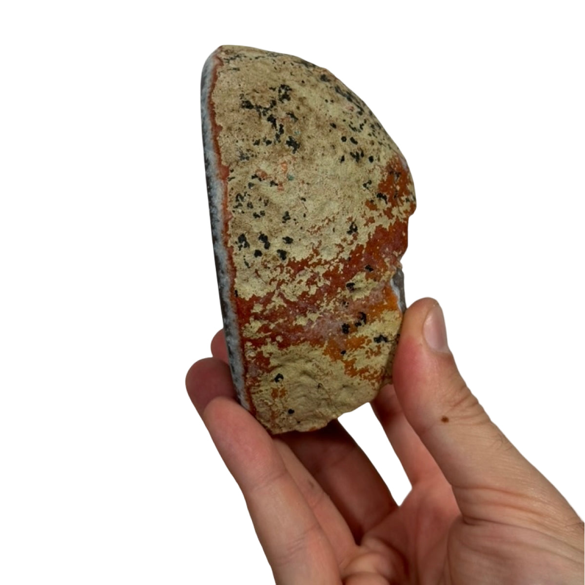 Agate geode (B) — natural, Brazil