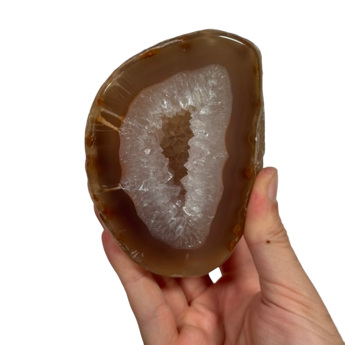 Agate geode (C) — natural, Brazil
