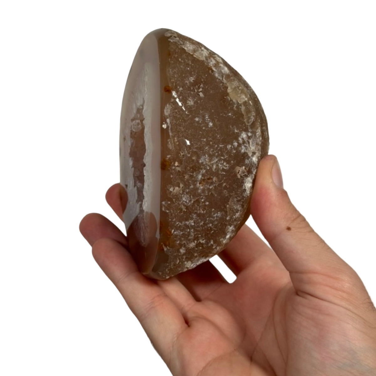 Agate geode (C) — natural, Brazil
