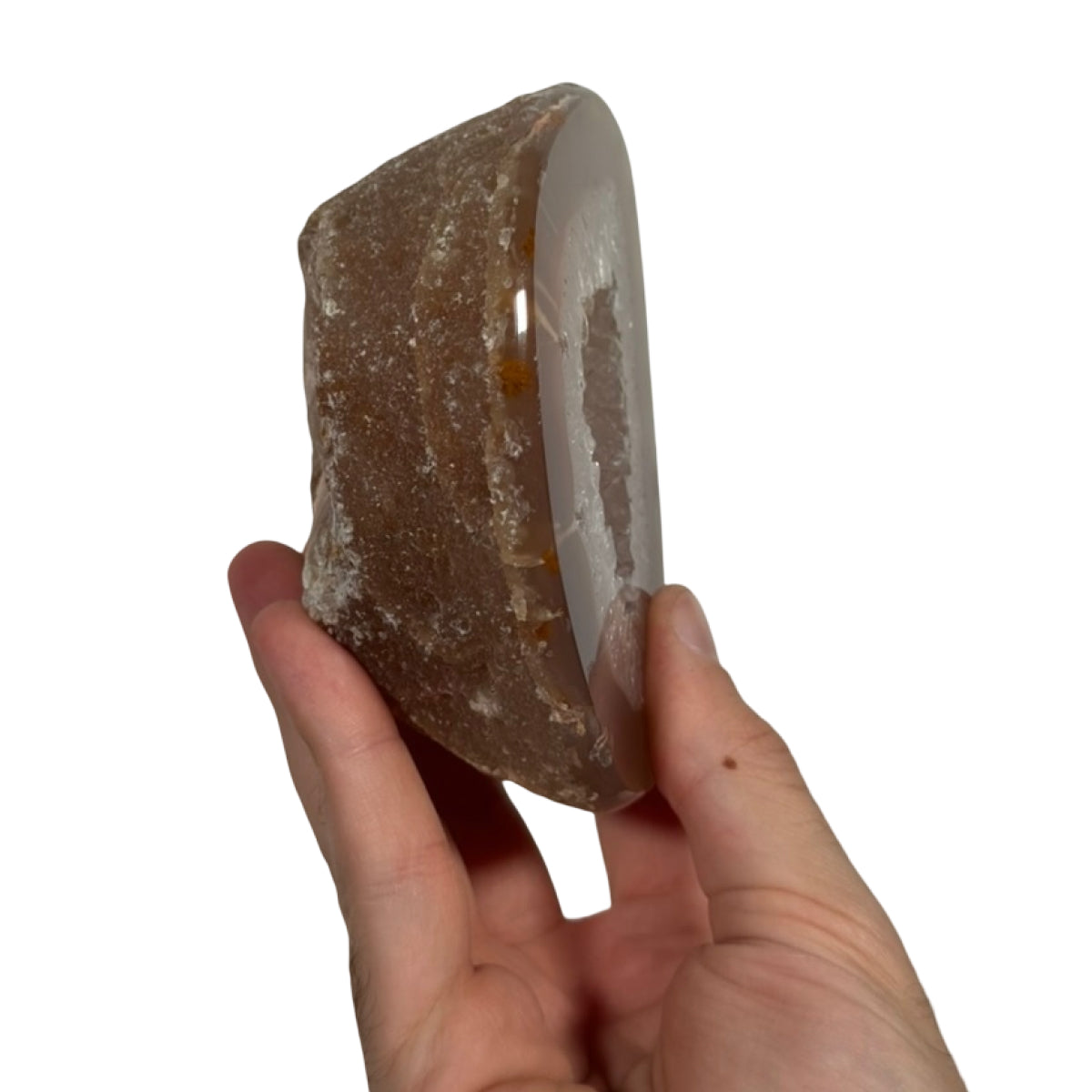 Agate geode (C) — natural, Brazil