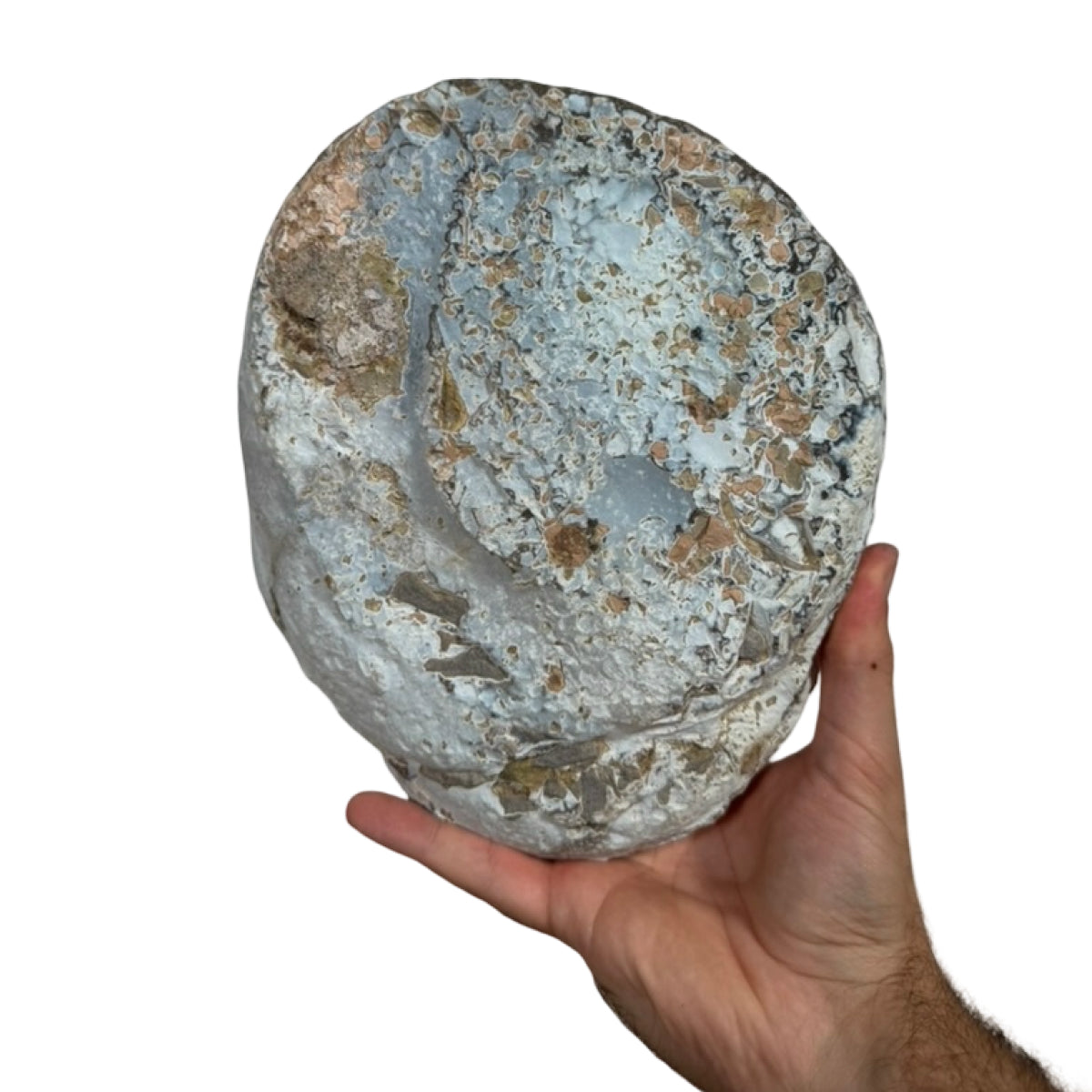 Agate geode (D) — natural, Brazil