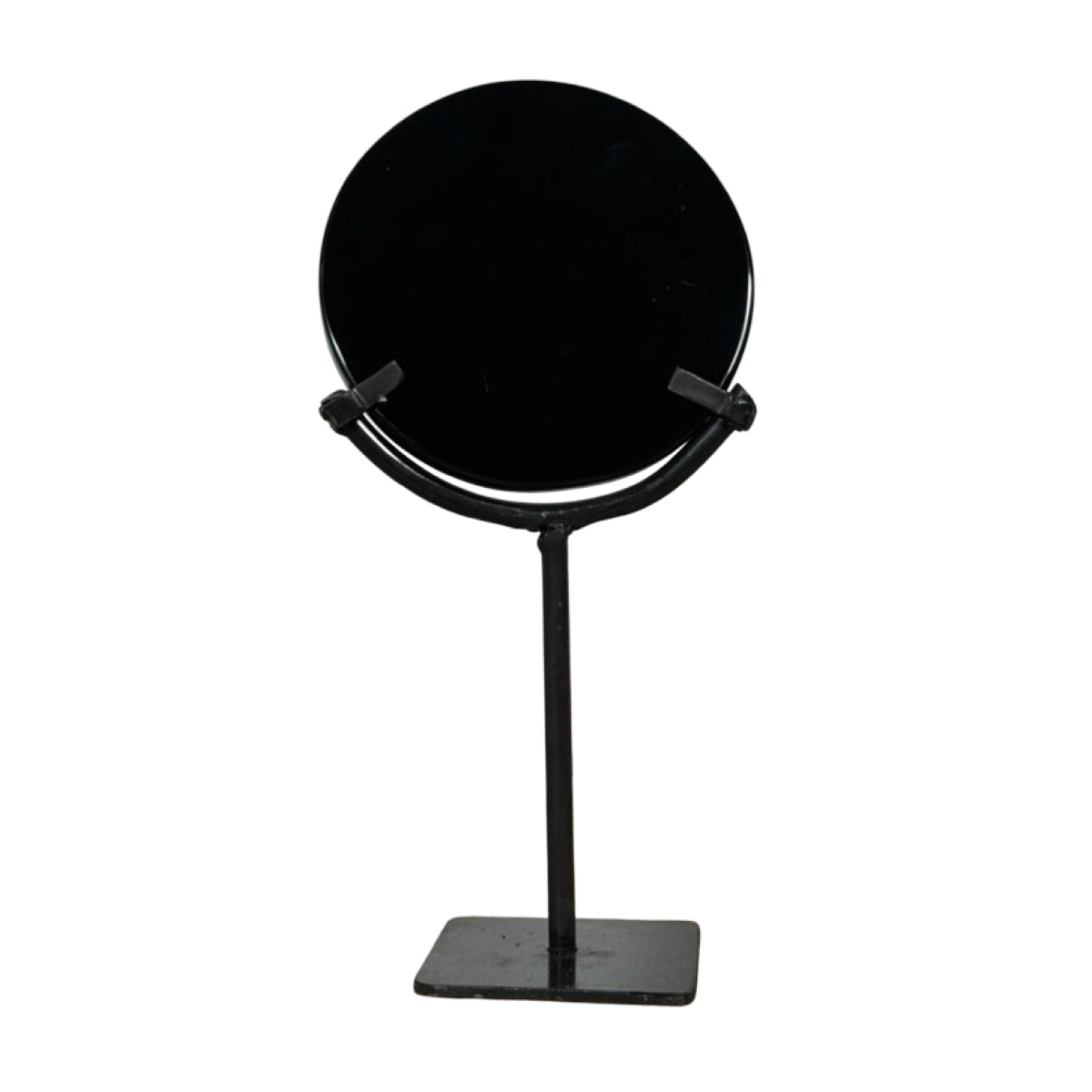 Obsidian mirror (C) — natural, Mexico