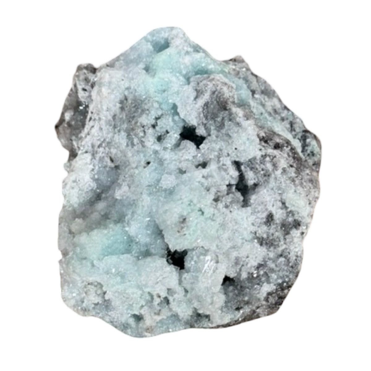 Calcite with copper minerals (D) — natural, Mexico