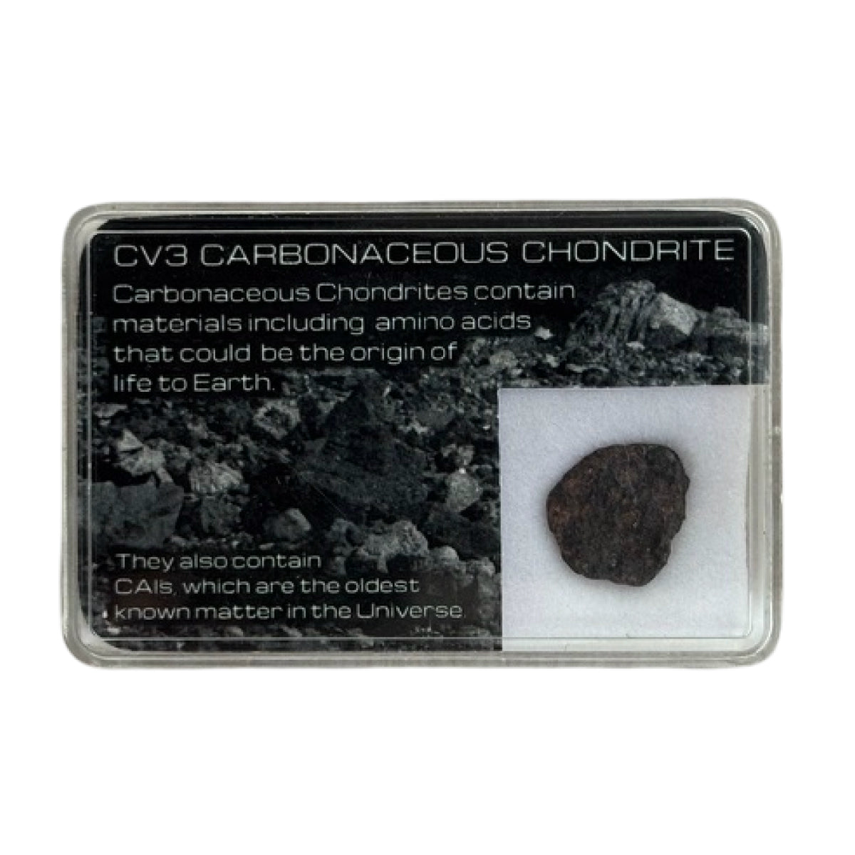 Carbonaceous chondrite fragment (B) — unclassified, Sahara
