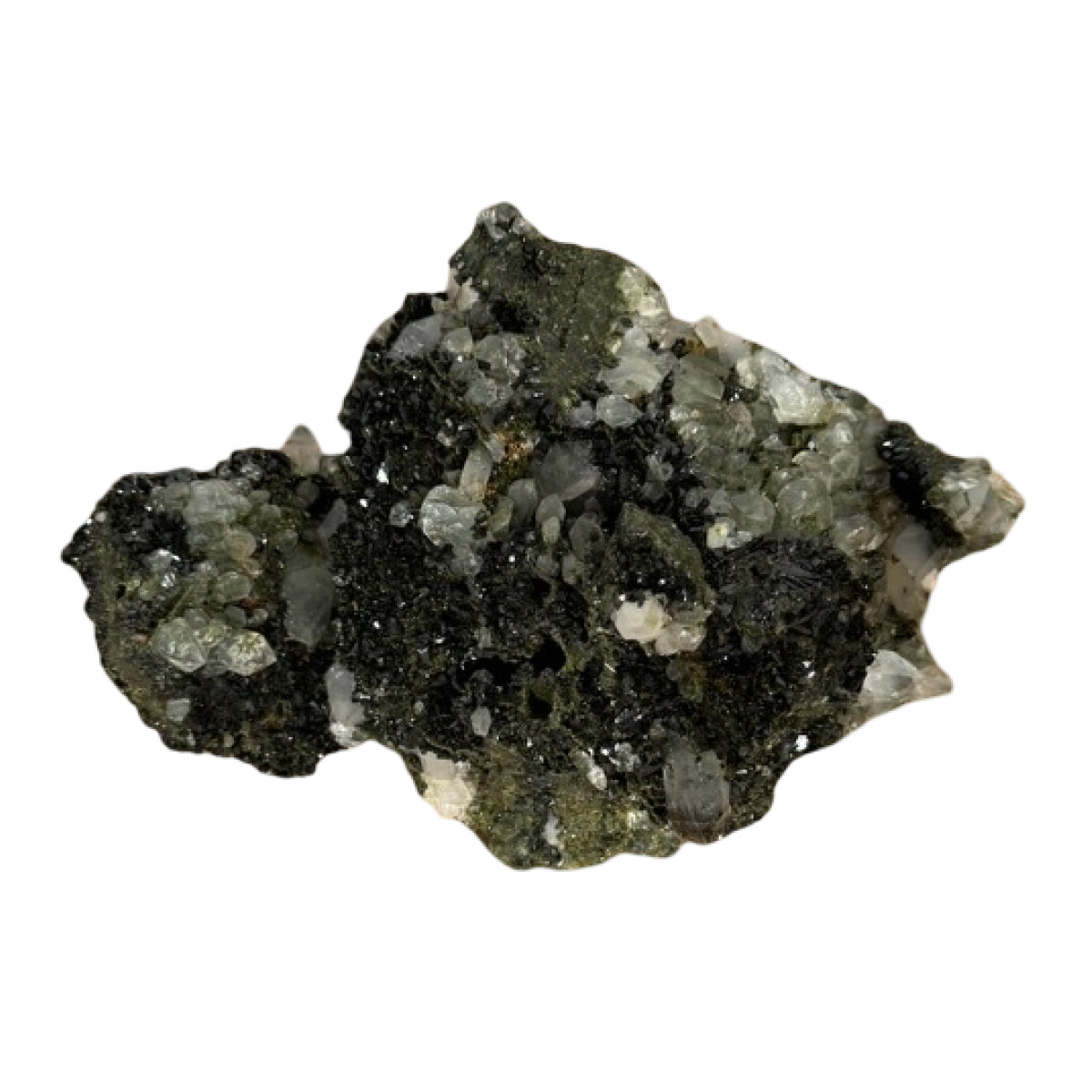Epidote with quartz (D) — natural, Turkey