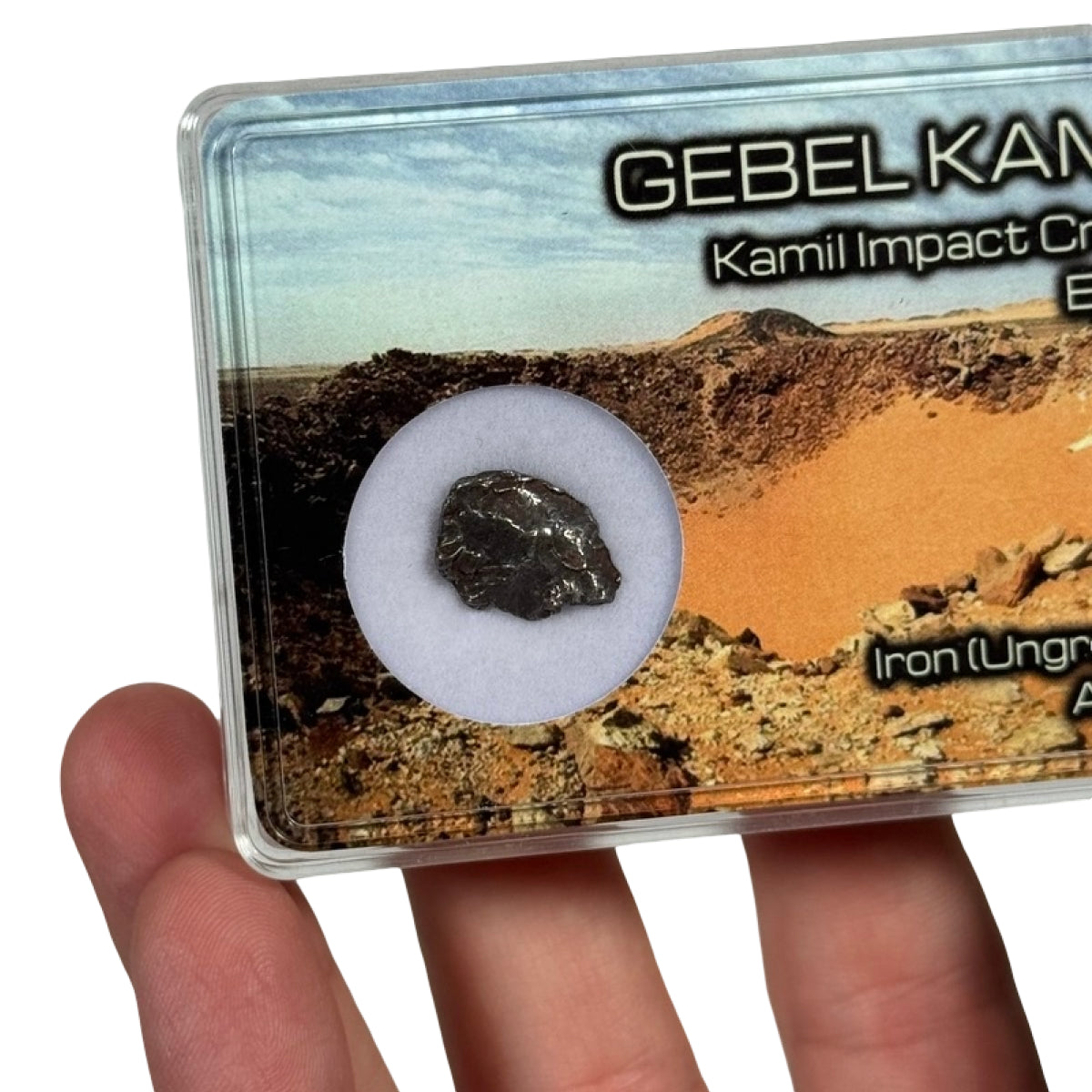 Iron meteorite fragment (B) — Gebel Kamil, Egypt