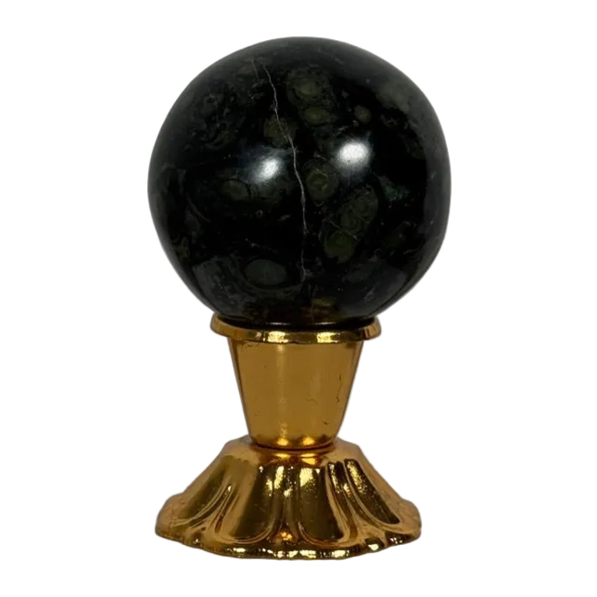 Kambaba jasper sphere (A) — natural, Madagascar