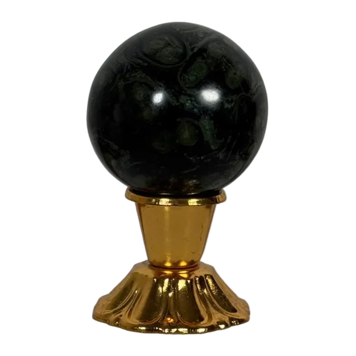 Kambaba jasper sphere (A) — natural, Madagascar
