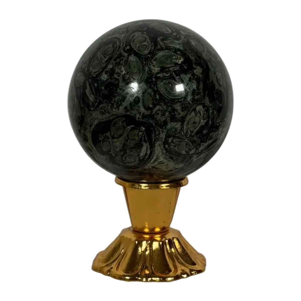 Kambaba jasper sphere (C) — natural, Madagascar