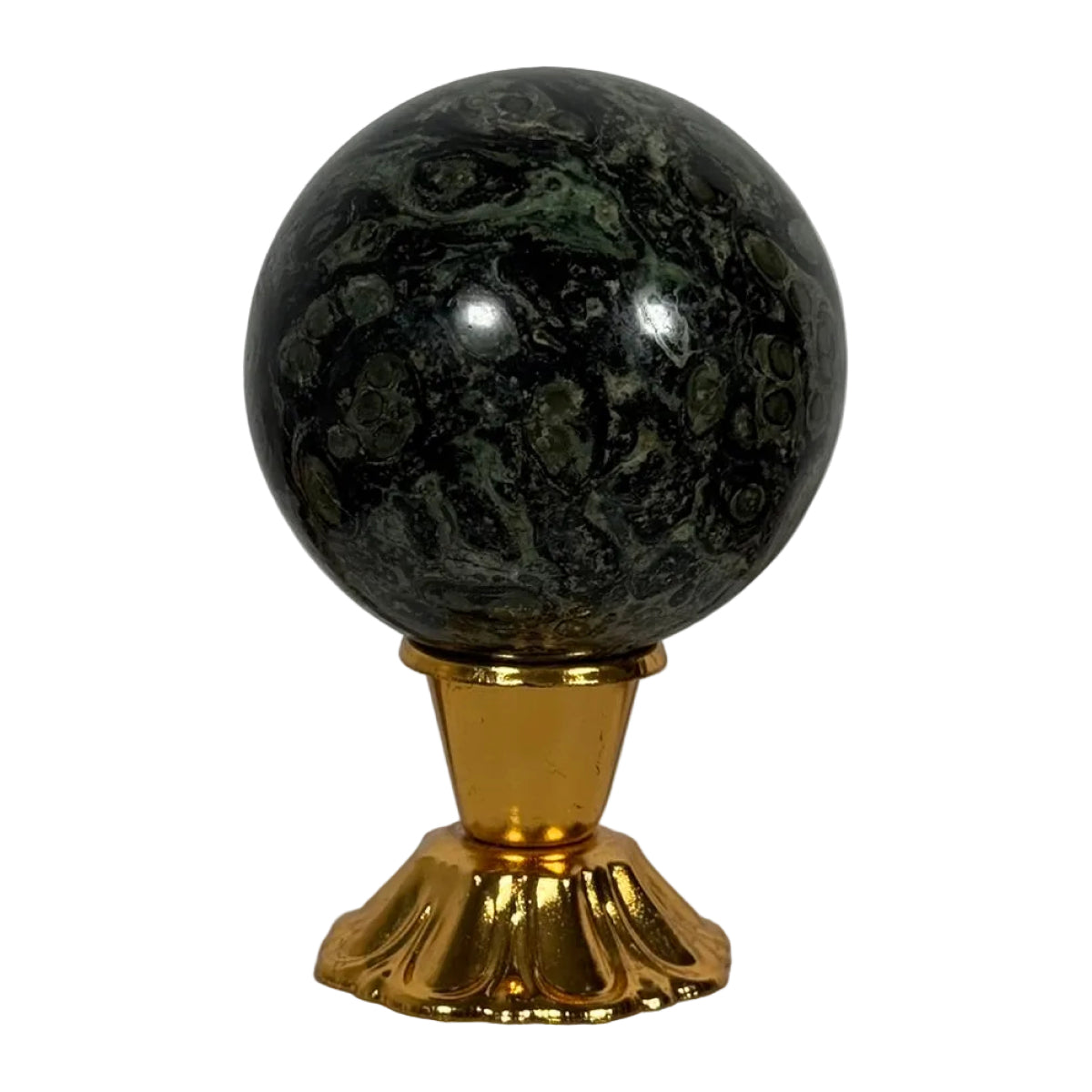 Kambaba jasper sphere (C) — natural, Madagascar