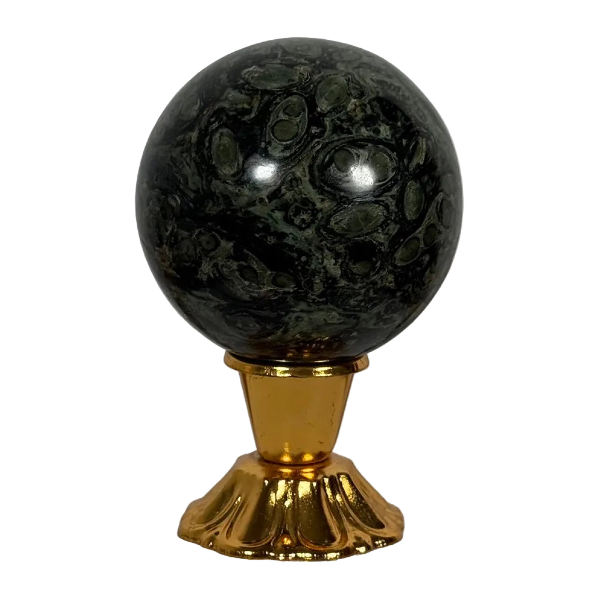Kambaba jasper sphere (C) — natural, Madagascar