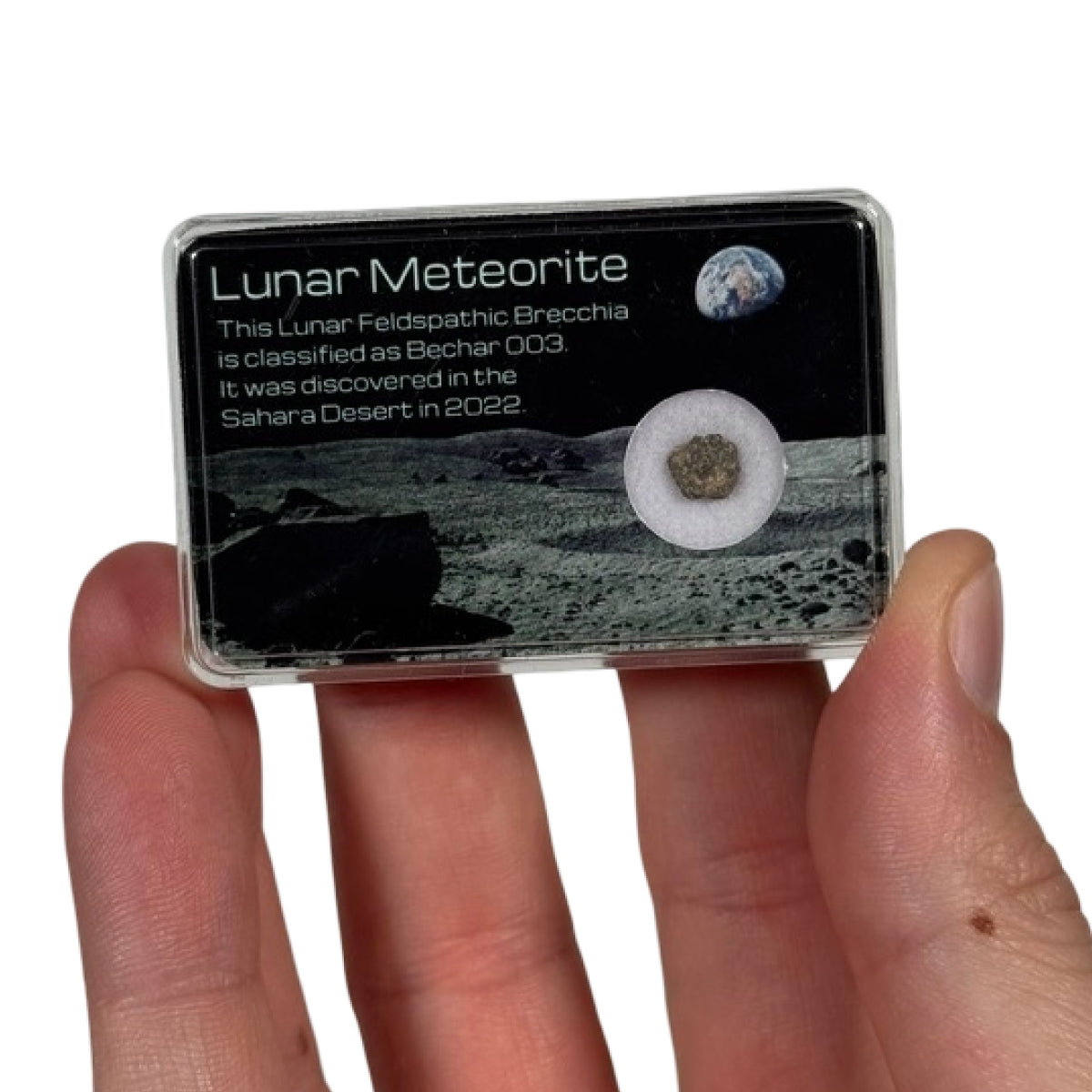 Lunar meteorite fragment (A) — Bechar 003, Algeria